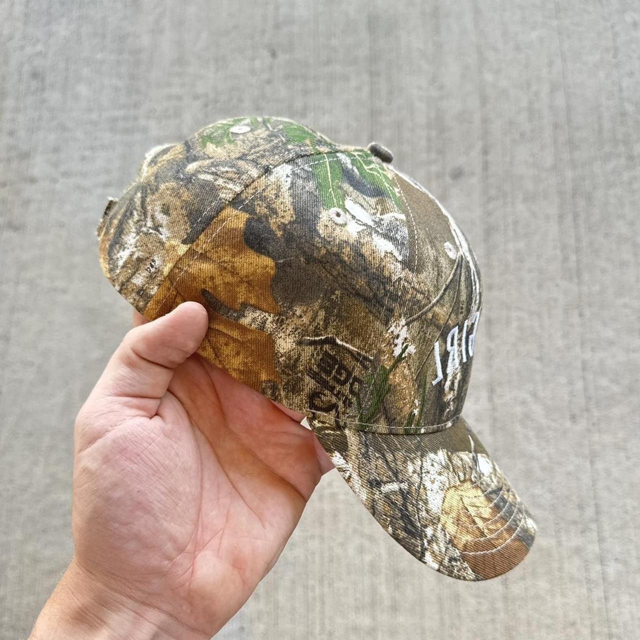 Realtree × Vintage Vintage 90s Style Real Tree Camo Reverse Cowgirl Trucker Hat Size ONE SIZE - 5 Thumbnail