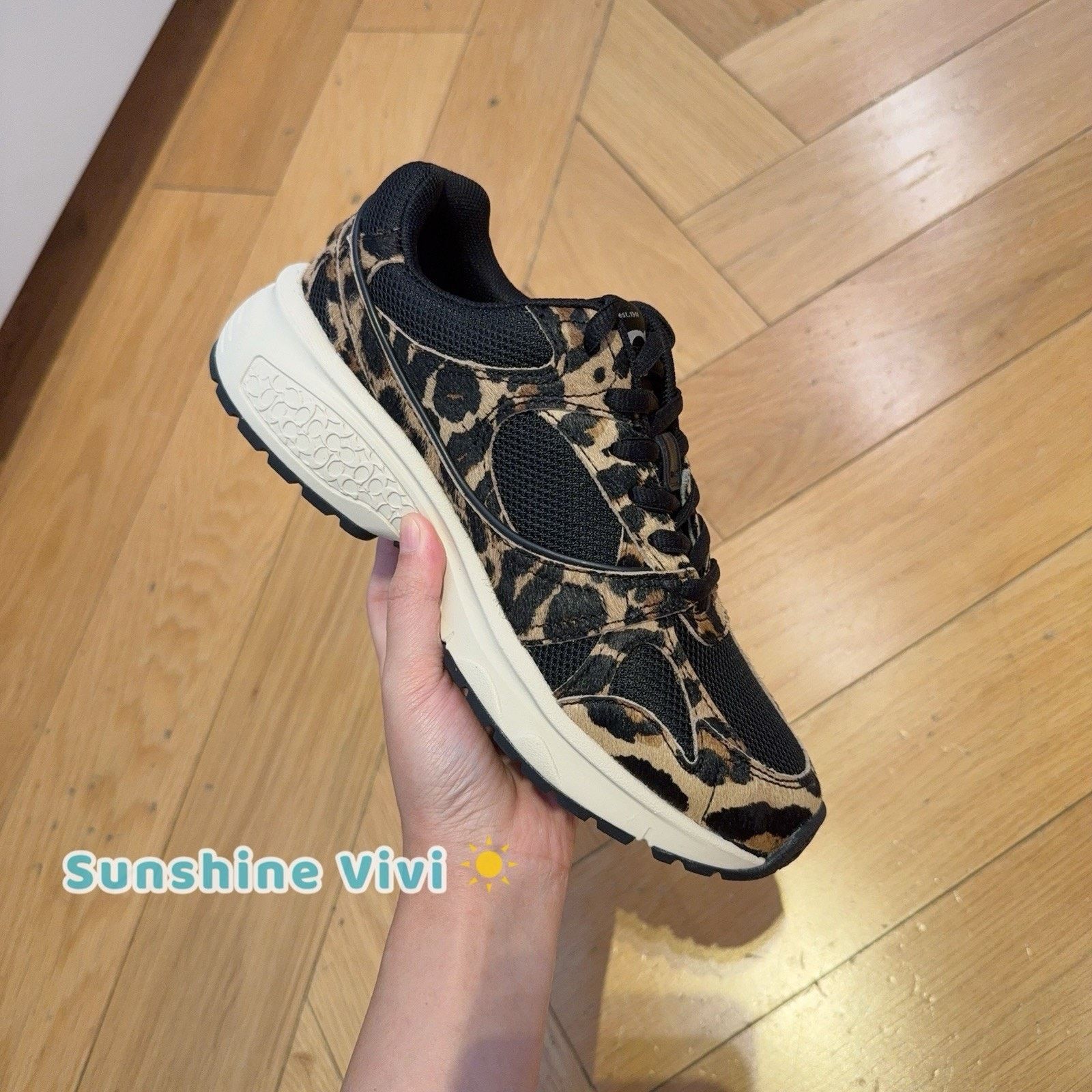 Coach NEW Coach woman's Sport Sneaker Leopard CCI52 Black US 8 Size US 8 / IT 38 - 7 Thumbnail
