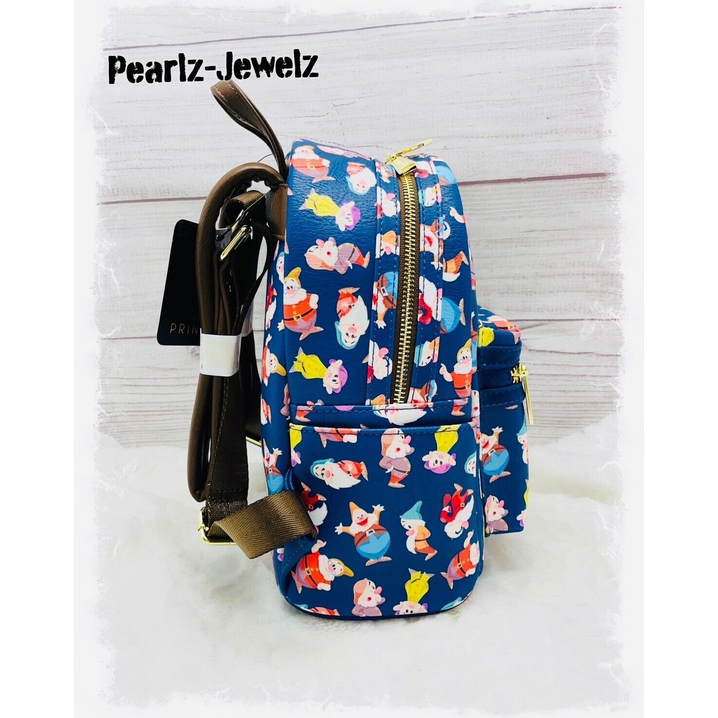 Disney Loungefly Disney Snow White & Seven Dwarfs Allover Print Min Size ONE SIZE - 2 Thumbnail