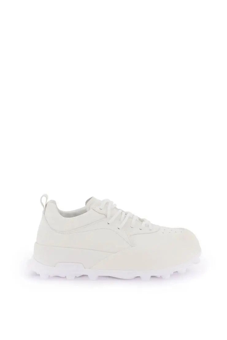 image of Jil Sander O1S22I1N0324 Orb Sneakers In White, Men's (Size 7)