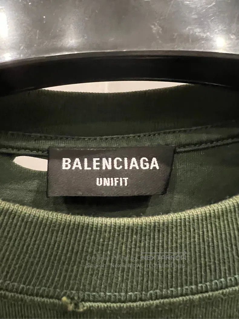Balenciaga Balenciaga Ripped Short Sleeve Size XXS / US 00 / IT 34 - 4 Thumbnail