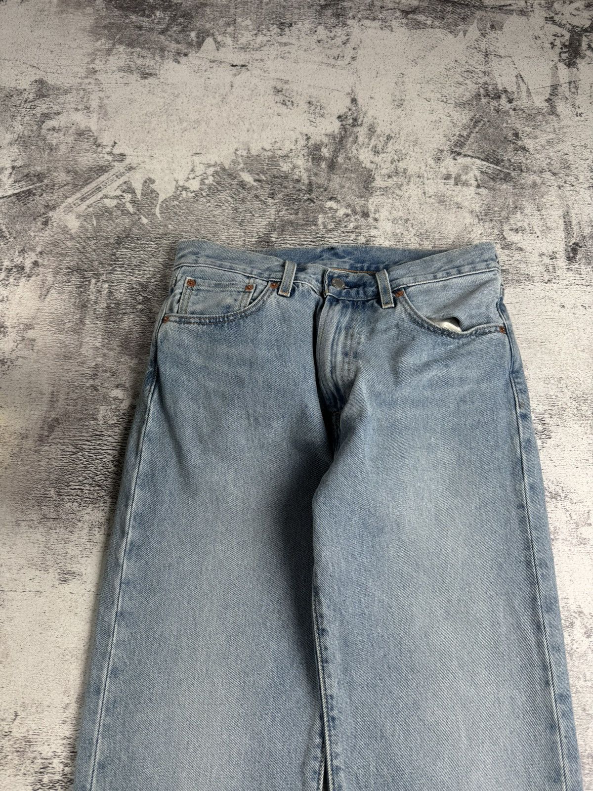 Levi's Levis 551 Premium Work Wear Men’s W29 L32 Cotton Light Blue Jeans Pants Trousers Size US 30 / EU 46 - 15 Thumbnail
