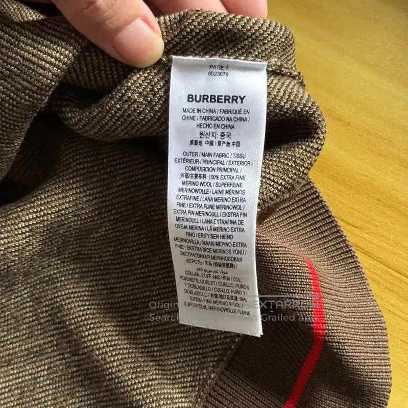 Burberry Burberry Brown Knitted Sweater for Women. Size M / US 6-8 / IT 42-44 - 5 Thumbnail
