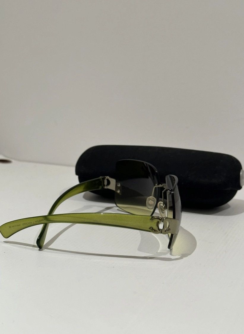 Chanel Chanel Sunglasses 4039 Rhinestone CC 4017 Rimless Vintage Size ONE SIZE - 3 Thumbnail