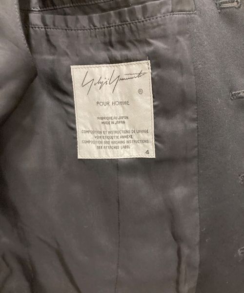 Yohji Yamamoto Yohji Yamamoto pour homme Wool gabardine stand collar vest Size US XL / EU 56 / 4 - 5 Thumbnail