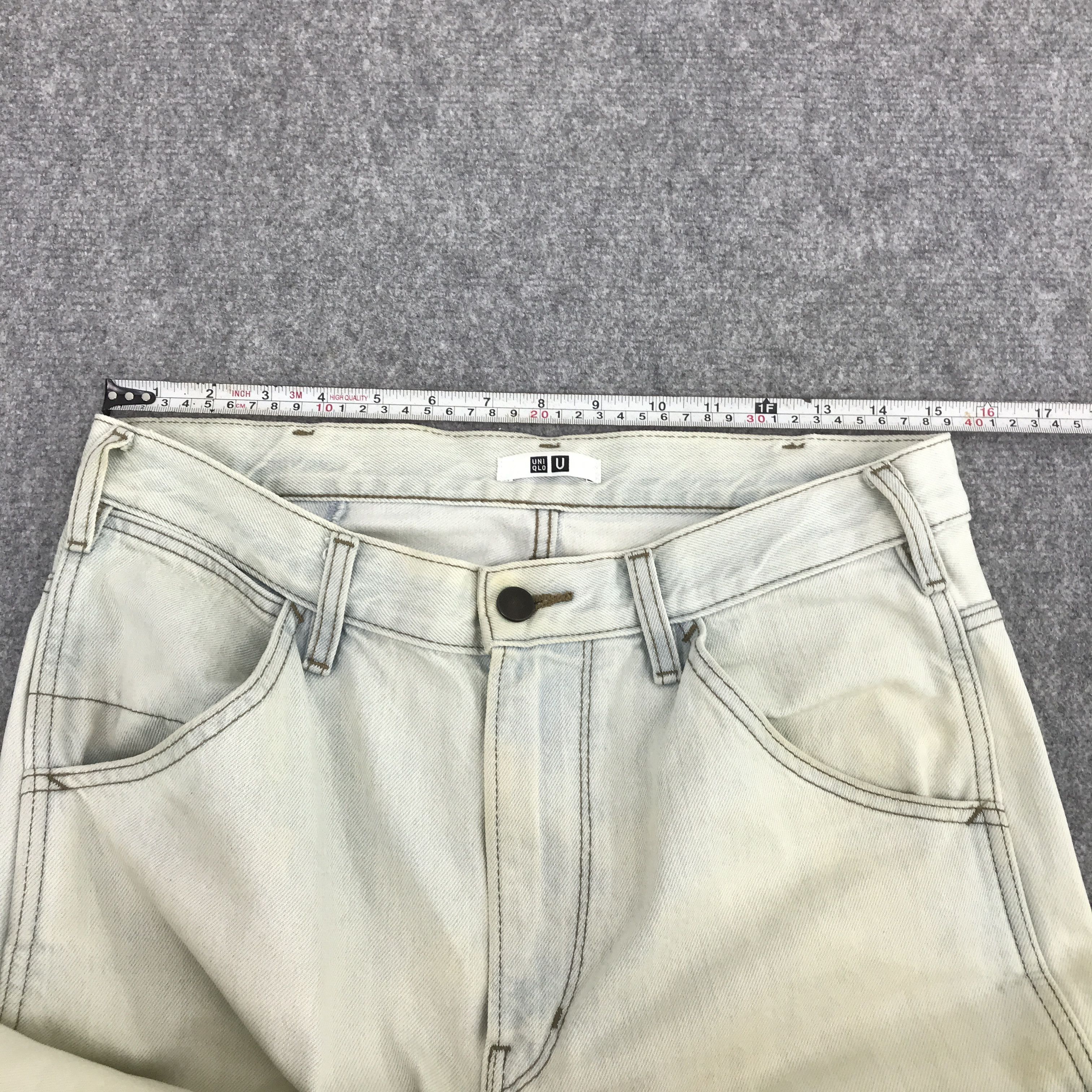 JW Anderson × Uniqlo Jw Anderson x uniqlo baggy Distressed jean pants Size US 30 / EU 46 - 11 Thumbnail