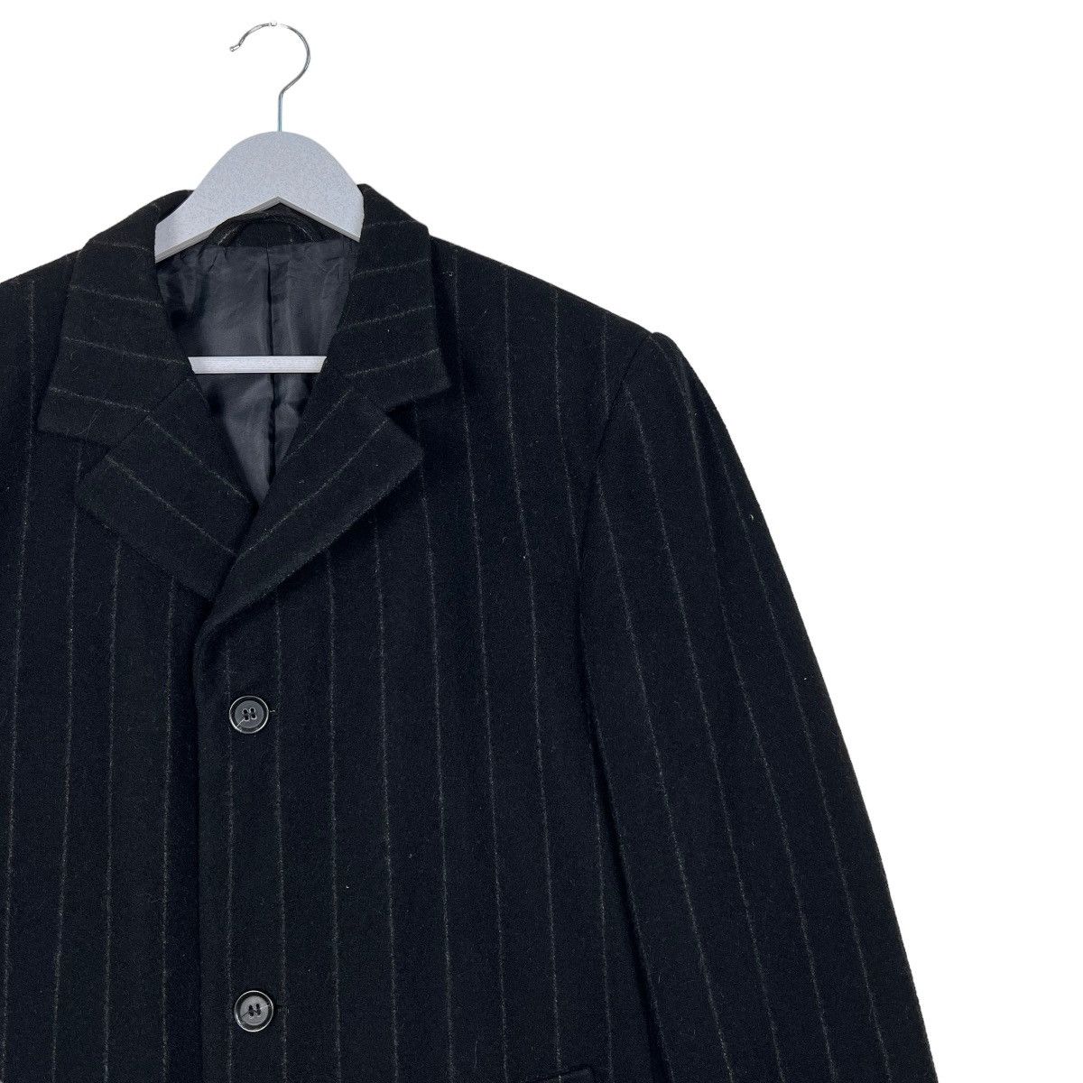🔥 S.OLIVER MEN WOOL STRIPE COAT MADE IN UKRAINE