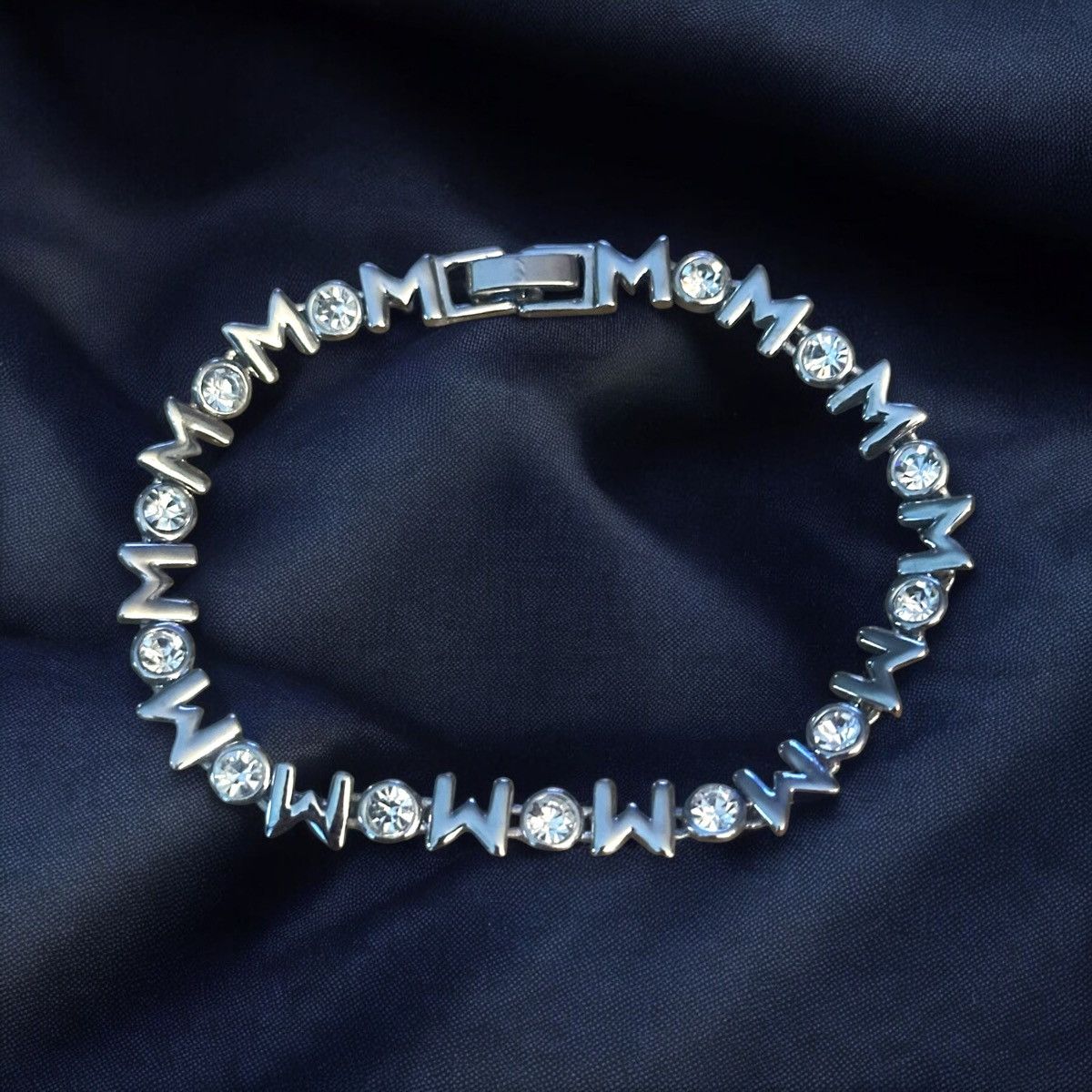 Other Silver tone Mom tennis bracelet Size ONE SIZE - 1 Thumbnail