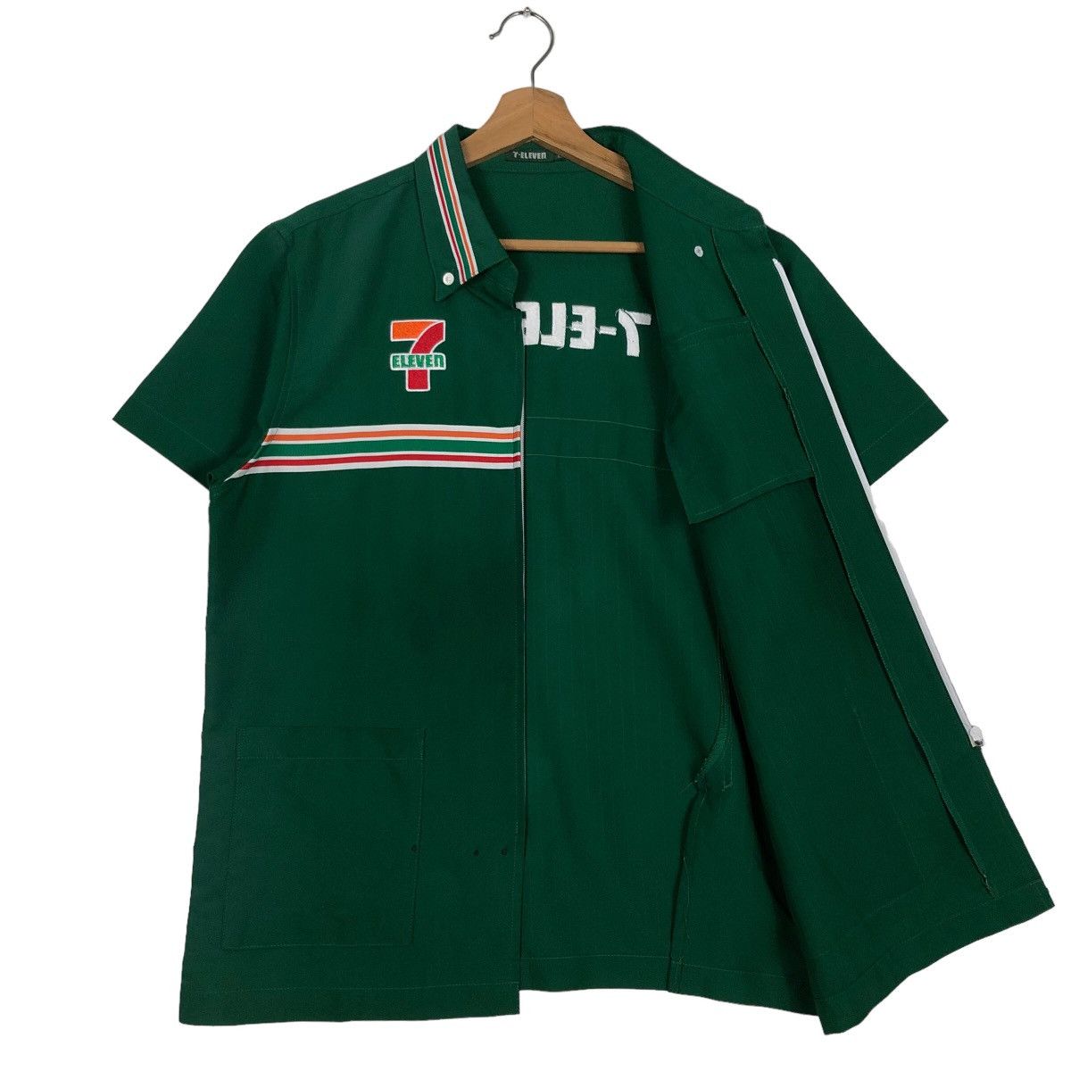 Japanese Brand 🔥90’s Vintage Work Jacket 7-Eleven Big Logo Japan Spell Out Size US M / EU 48-50 / 2 - 9 Thumbnail