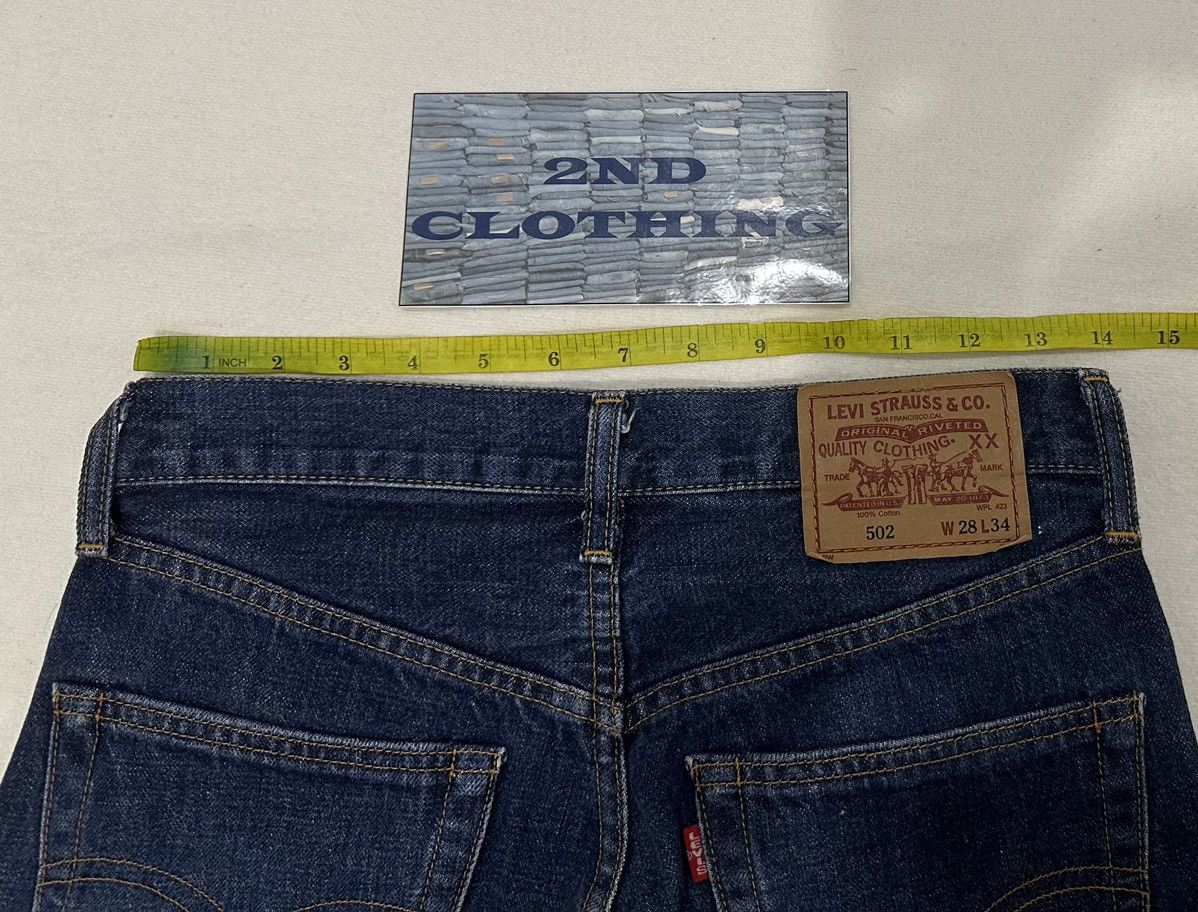 Edwin × Lee × Levi's Vintage Clothing LEVIS 502 BIG E SELVEDGE VINTAGE 1995 Size US 28 / EU 44 - 9 Thumbnail