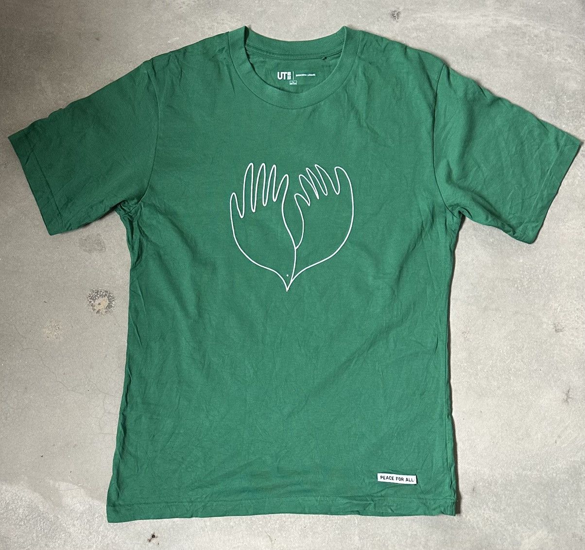 Lemaire UNIQLO X CHRISTOPHER LEMAIRE PEQCE FOR ALL TEE Size US M / EU 48-50 / 2 - 1 Thumbnail