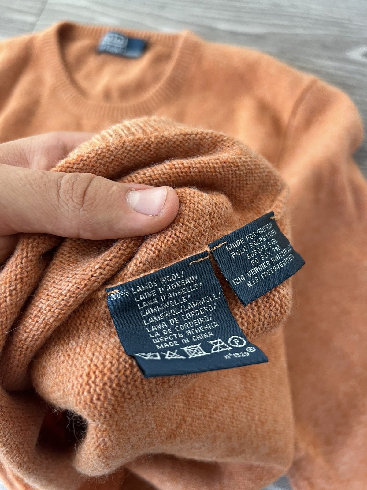 Polo Ralph Lauren ‼️Polo Ralph Lauren Luxury 100% Lambs Wool Sweater‼️ Size US L / EU 52-54 / 3 - 21 Thumbnail