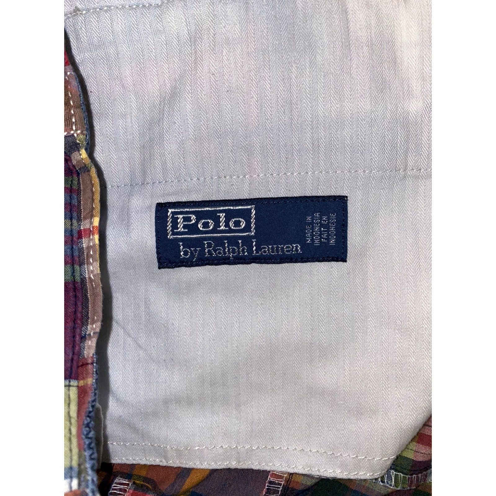 Polo Ralph Lauren VINTAGE Polo Ralph Lauren Chino Plaid Shorts 42 Mens 90s Plaid Casual Cotton Zip Drawstring Size US XL / EU 56 / 4 - 4 Thumbnail