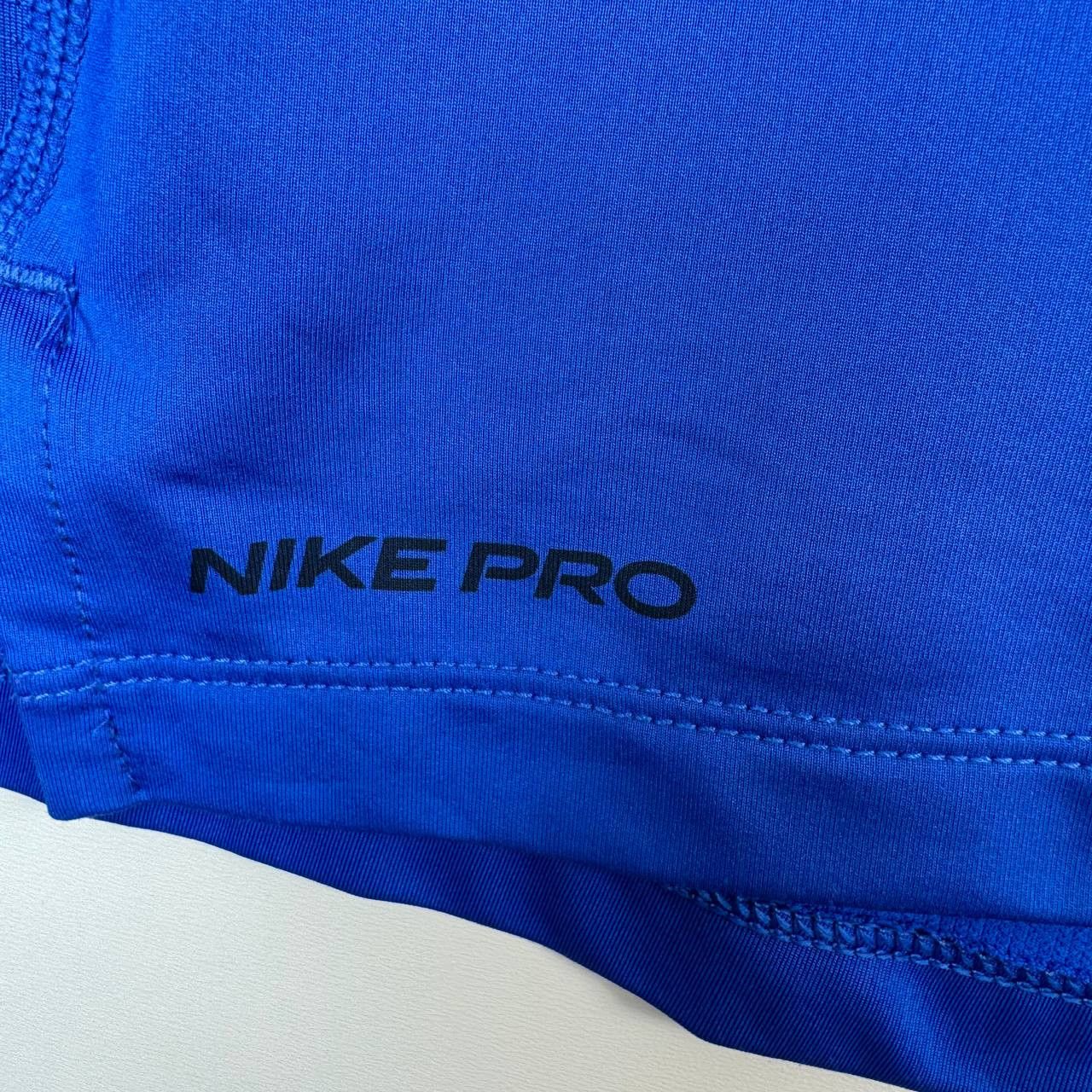 Nike Nike Pro Dri-FIT Tight Fit Blue Training Shirt Men’s Size L Size US L / EU 52-54 / 3 - 4 Thumbnail