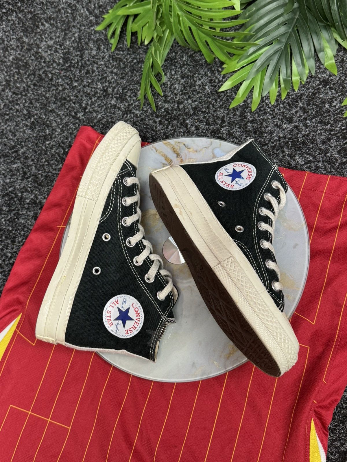 Comme des Garcons PLAY Comme des Garcons Play X Chuck 70 Shoes Black Size US 7 / IT 37 - 15 Thumbnail