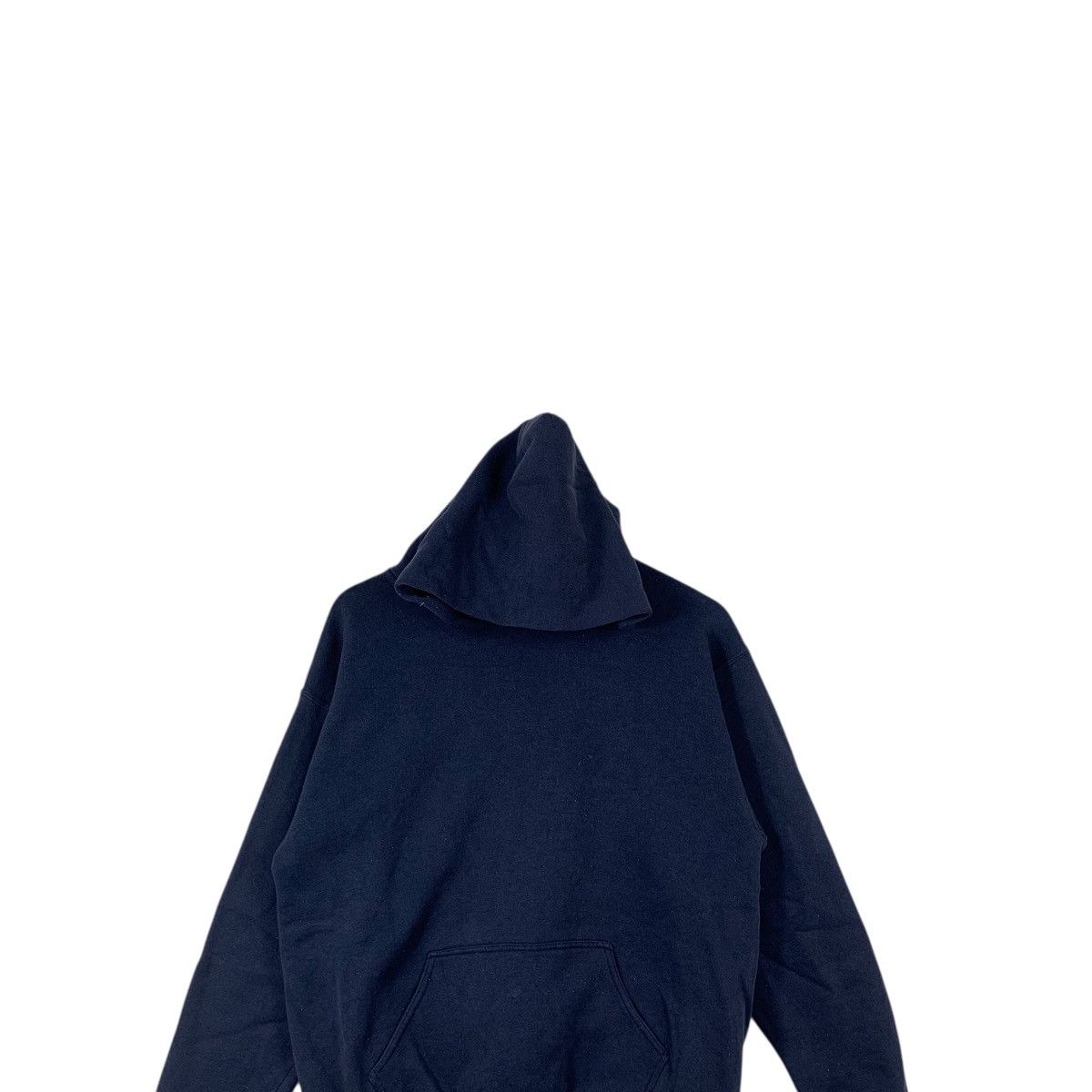 Vintage Vintage 90’ MADE IN USA Reverse Weave Knitting Hoodie Size M / US 6-8 / IT 42-44 - 2 Thumbnail