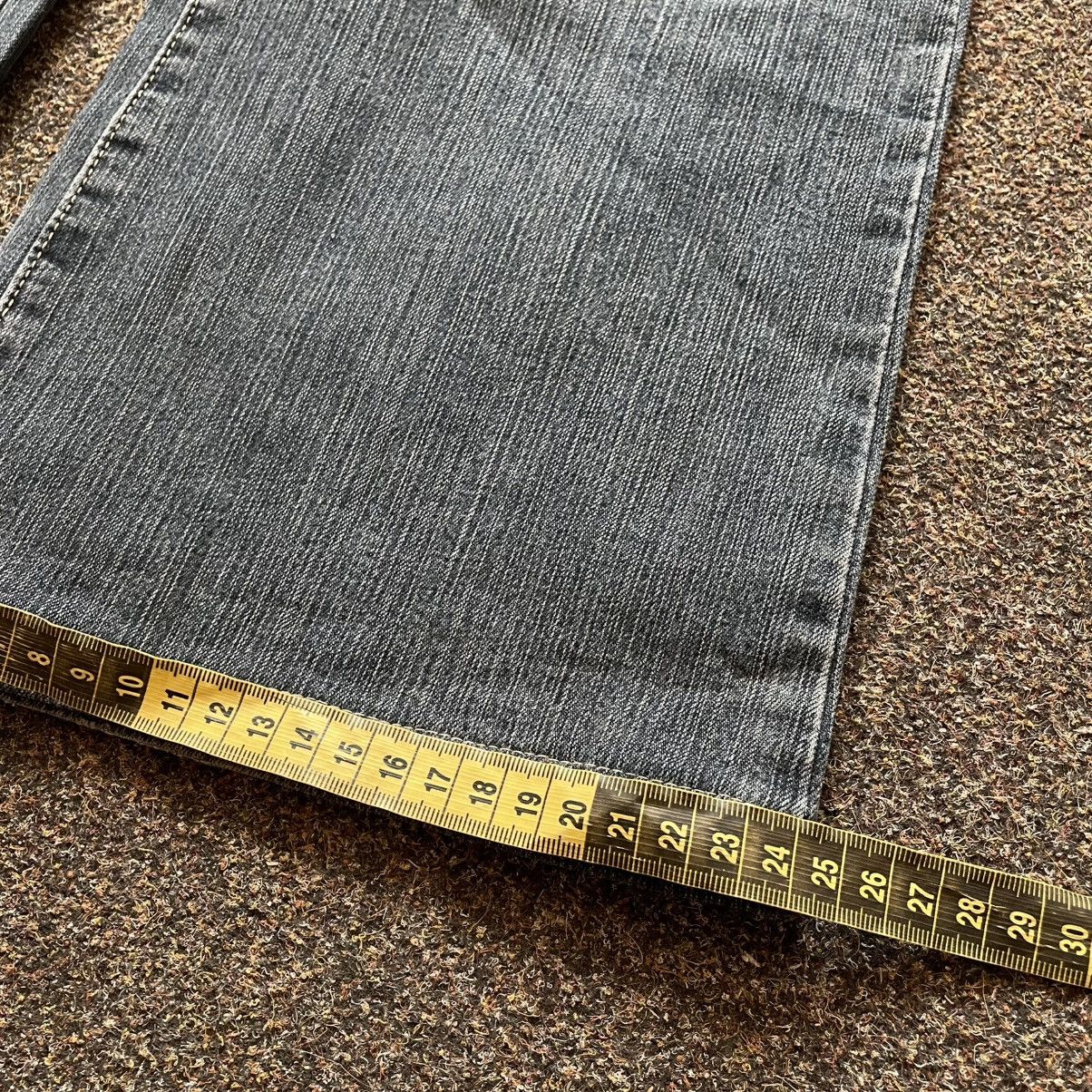 Vintage Vintage 90s Y2K Faded Denim Flared Jeans Baggy Americana 32 Size US 32 / EU 48 - 7 Thumbnail