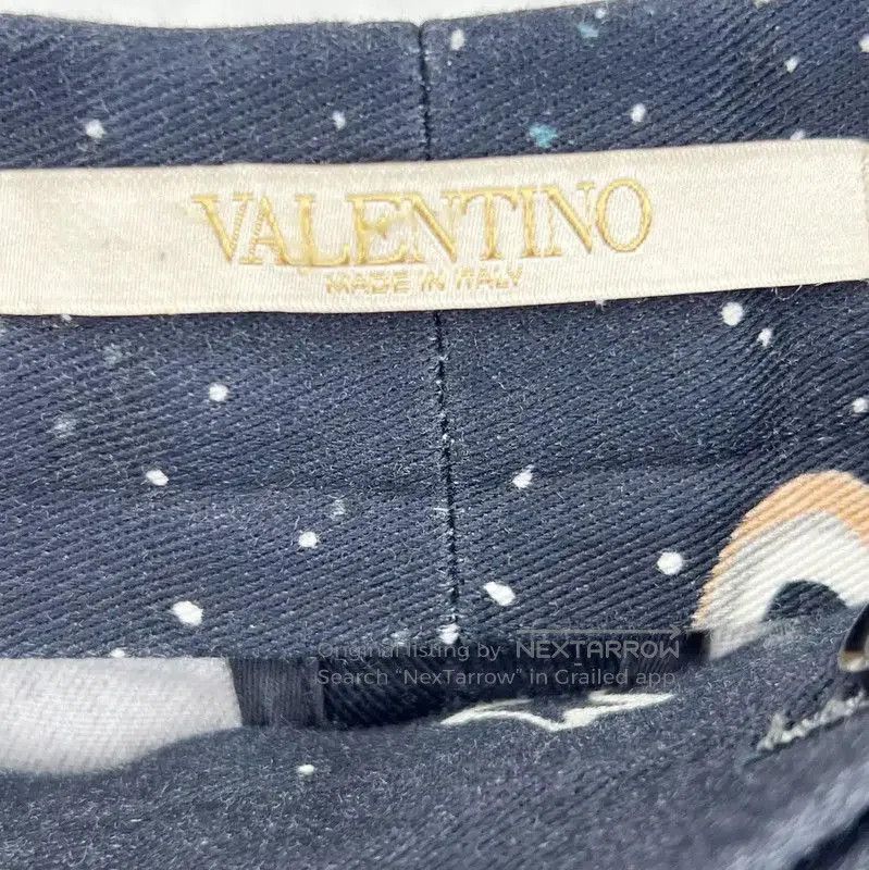 Valentino Valentino Black Casual Pants with Unique Print . Size US 32 / EU 48 - 3 Thumbnail