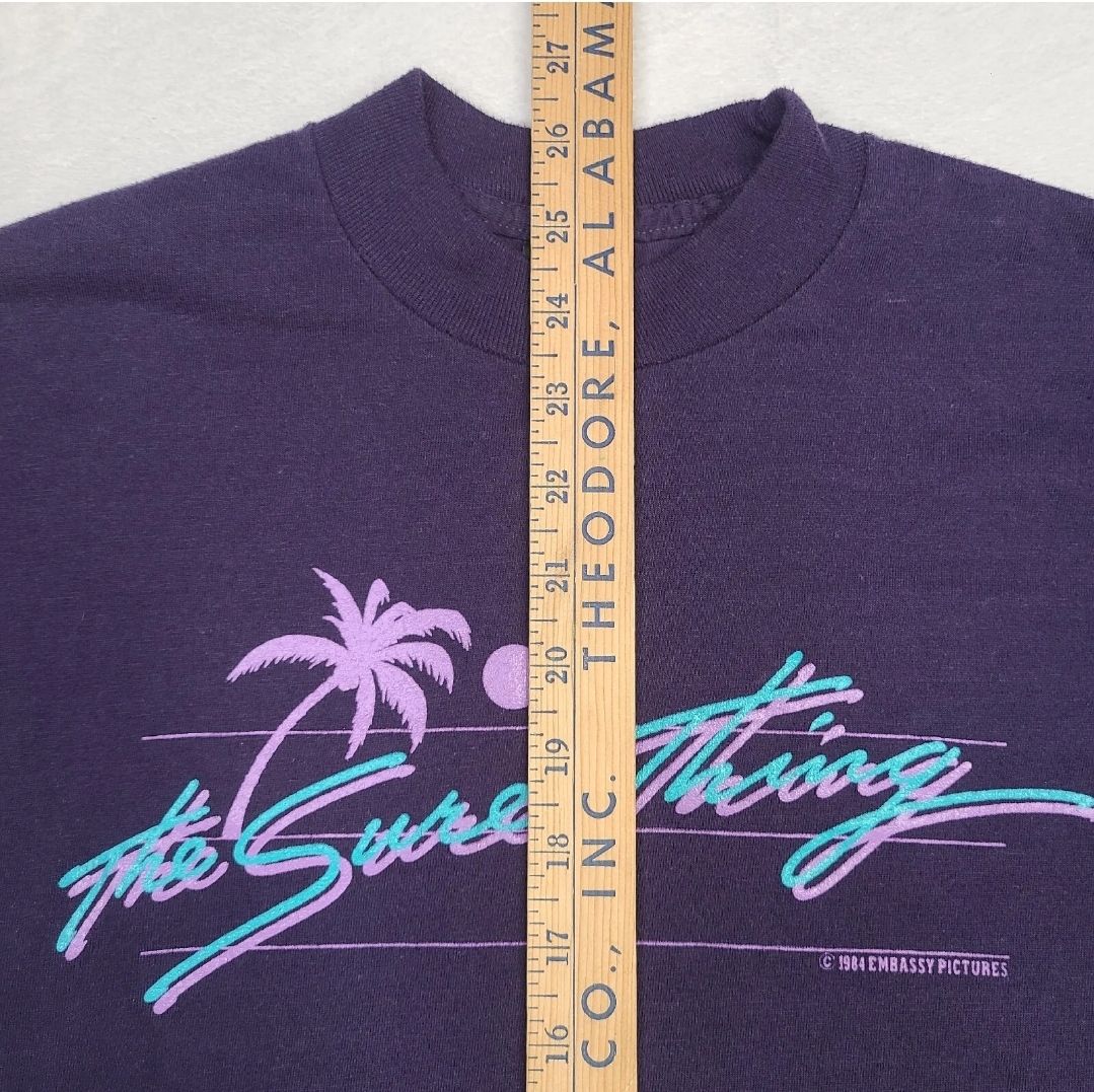 Anvil The Sure Thing 1984 Movie Promo T Shirt - Men's XS Size US XS / EU 42 / 0 - 7 Thumbnail