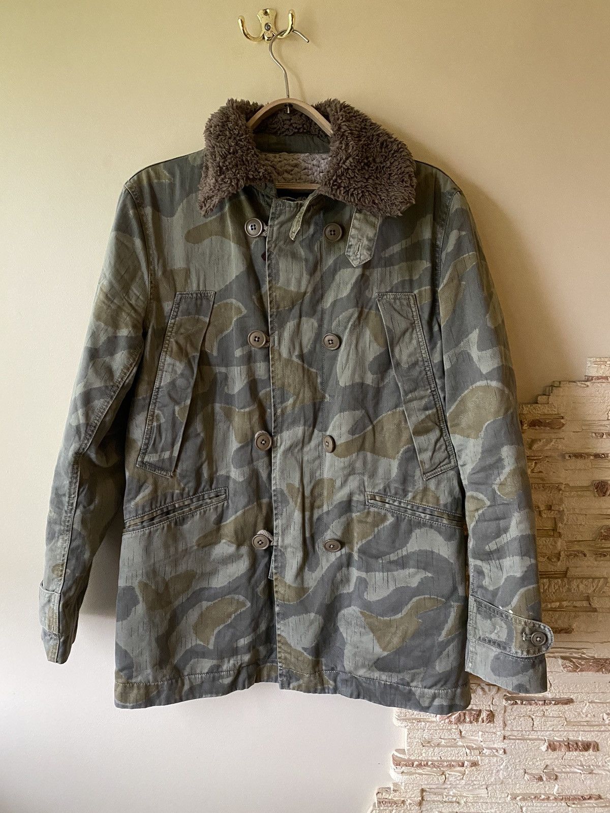 Pretty Green Pretty Green Camouflage Jacket Size US S / EU 44-46 / 1 - 1 Thumbnail