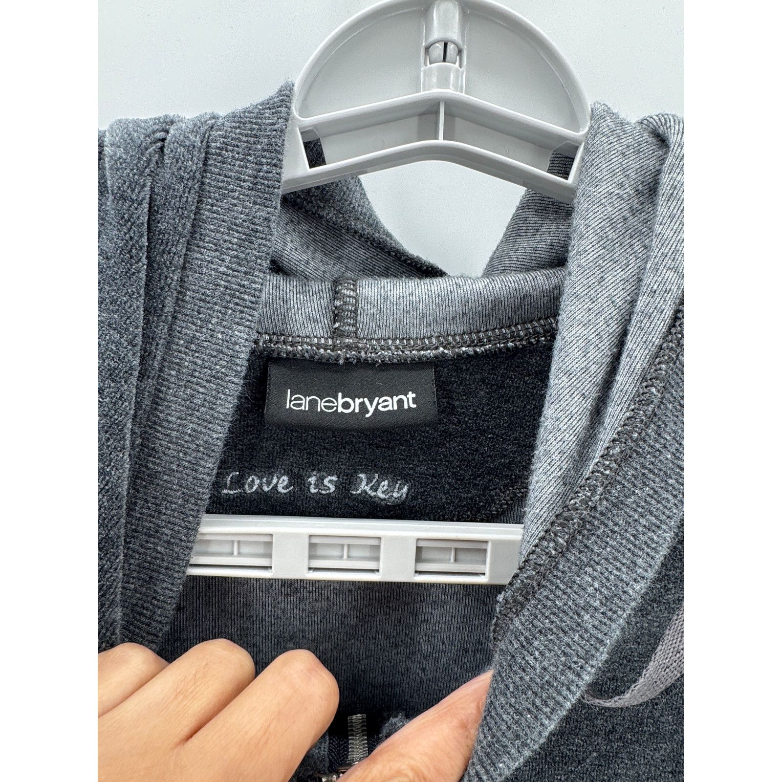 Other Lane Bryant True Y2K velvet full zip hoodie sweater 26/28 Size 4XL / US 24-26 - 4 Thumbnail