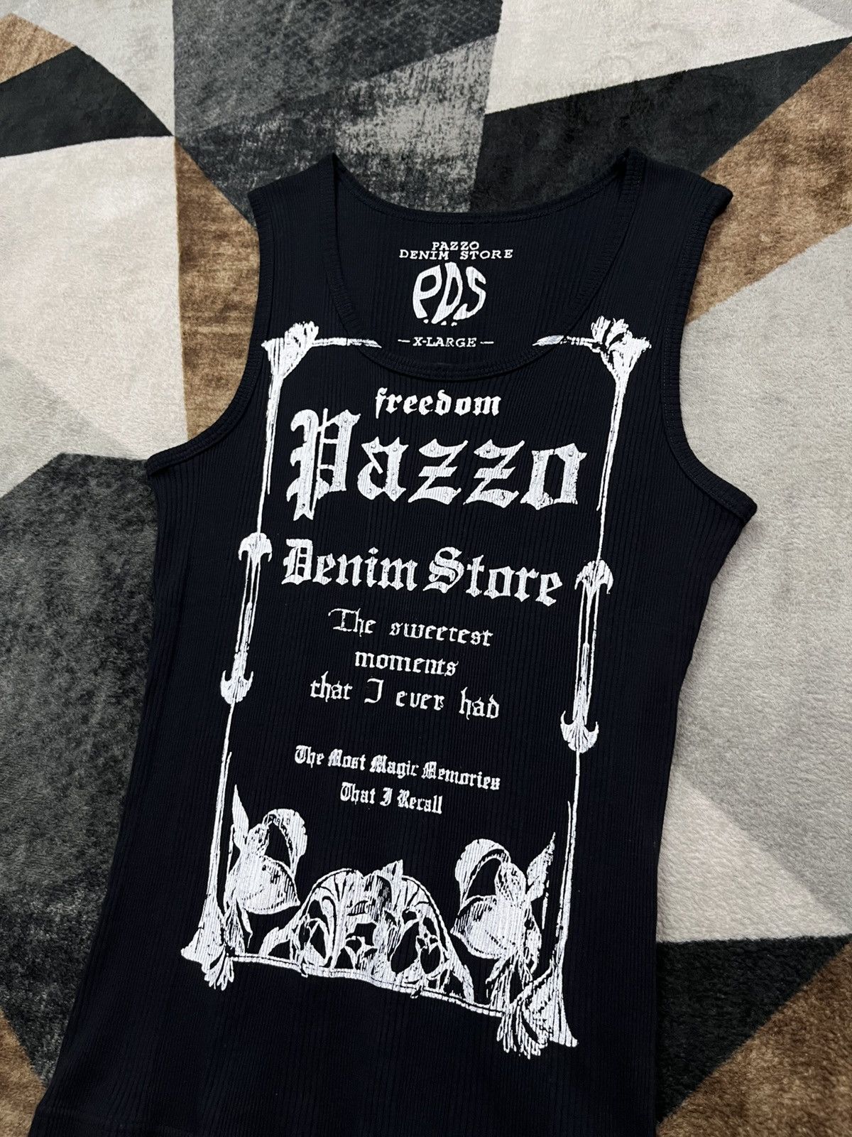 Hysteric Glamour Y2K Pazzo Japan Graphic Vkei Thermal Sleeveless Tank Size US M / EU 48-50 / 2 - 3 Thumbnail