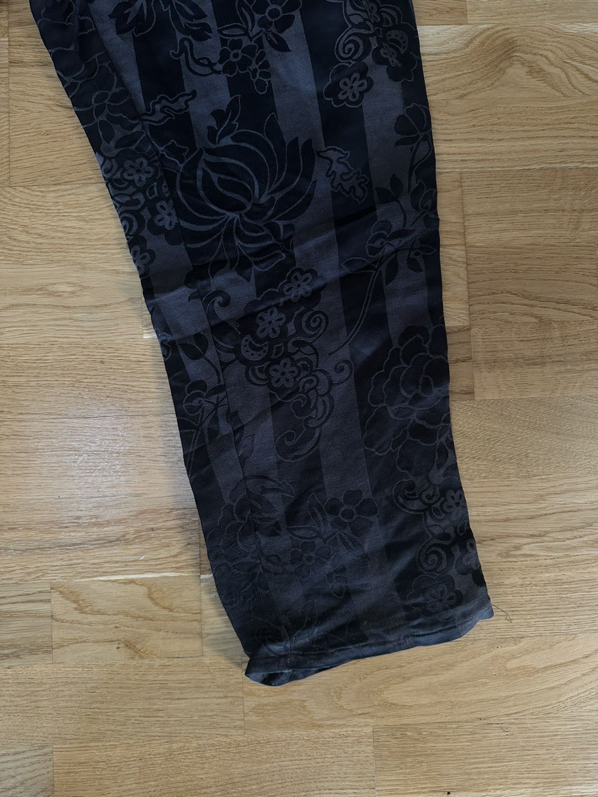 Haider Ackermann Brown Floral Elastic Waist Pants Size US 32 / EU 48 - 5 Thumbnail