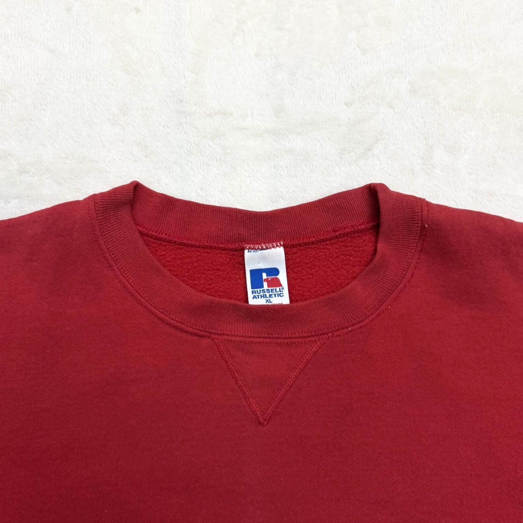 Russell Athletic Russell Athletic Sweatshirt Mens XL Red Fleece Pullover Solid Logo Size US XL / EU 56 / 4 - 2 Thumbnail