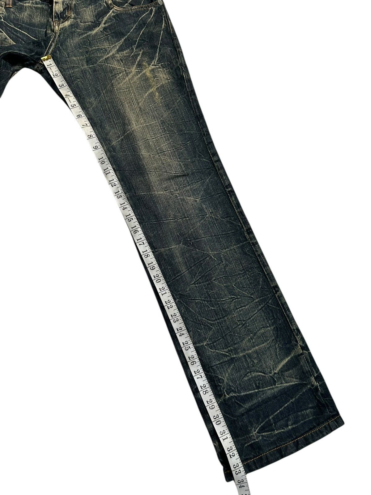 Japanese Brand × Kapital × Vintage Double Waist Skull Japanese Punk Style Denim Jeans Size US 33 - 23 Thumbnail