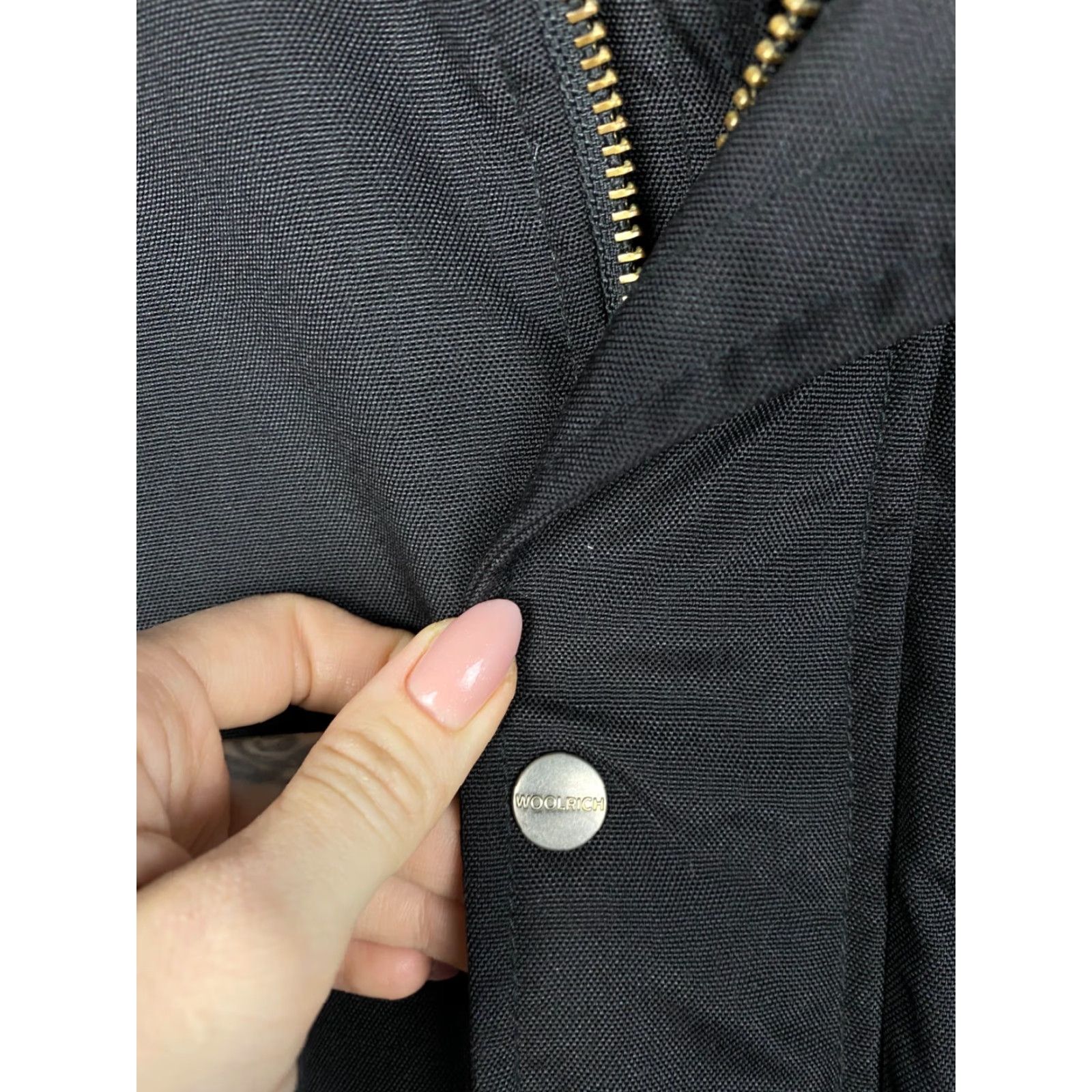 Vintage Woolrich Bomber Jacket Mens XL Black Nylon Lining Jacket Mens XL Black Nylon Bomber Woolrich John Rich & Bros. Size US XL / EU 56 / 4 - 4 Thumbnail