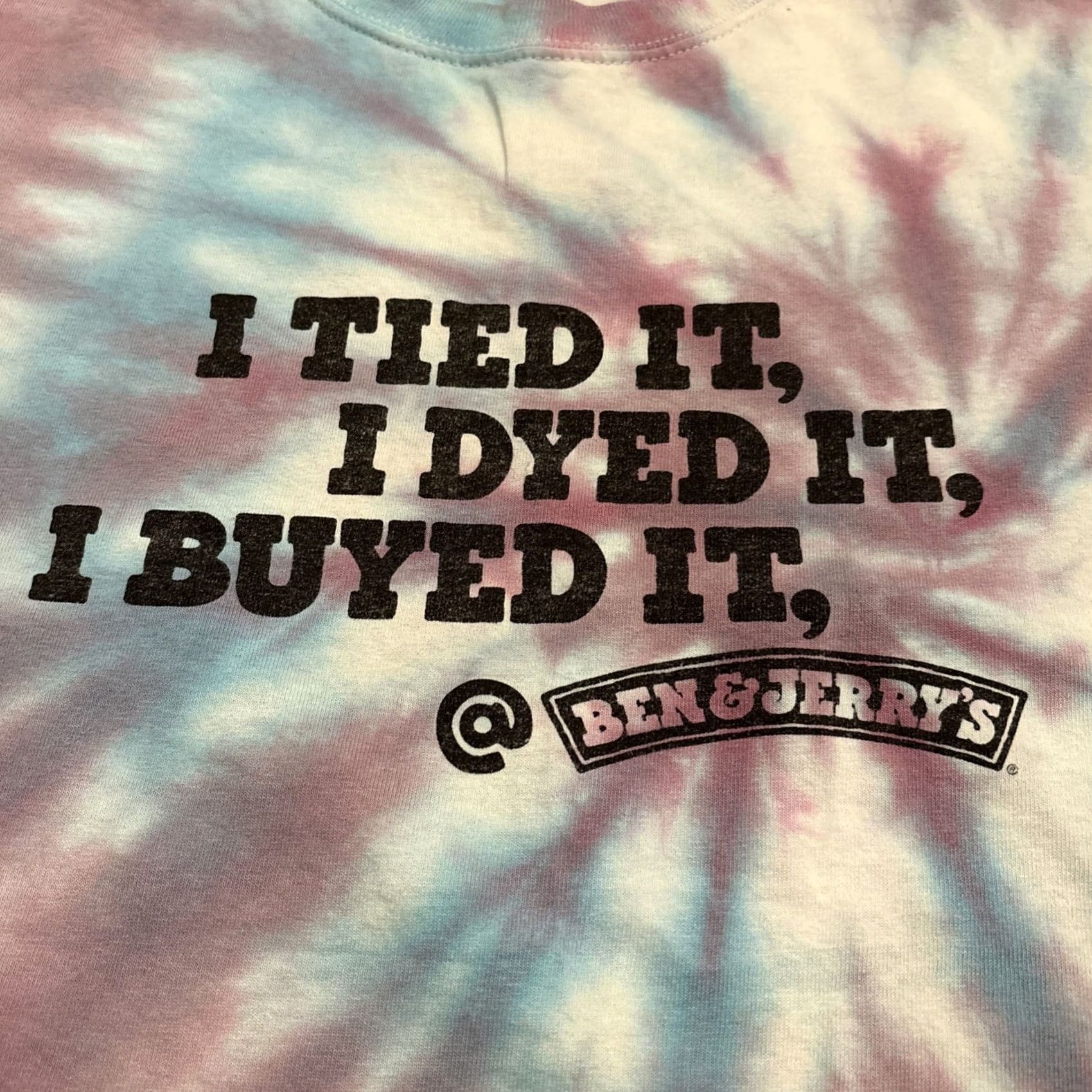 Anvil VINTAGE Ben And Jerry’s Ice Cream Tie Dye T Shirt L Men Shirt Ivory Anvil Size US L / EU 52-54 / 3 - 2 Thumbnail