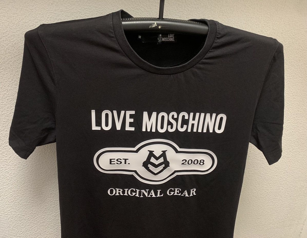 Moschino Love Moschino big logo black t-shirt M sz black Size US M / EU 48-50 / 2 - 3 Thumbnail