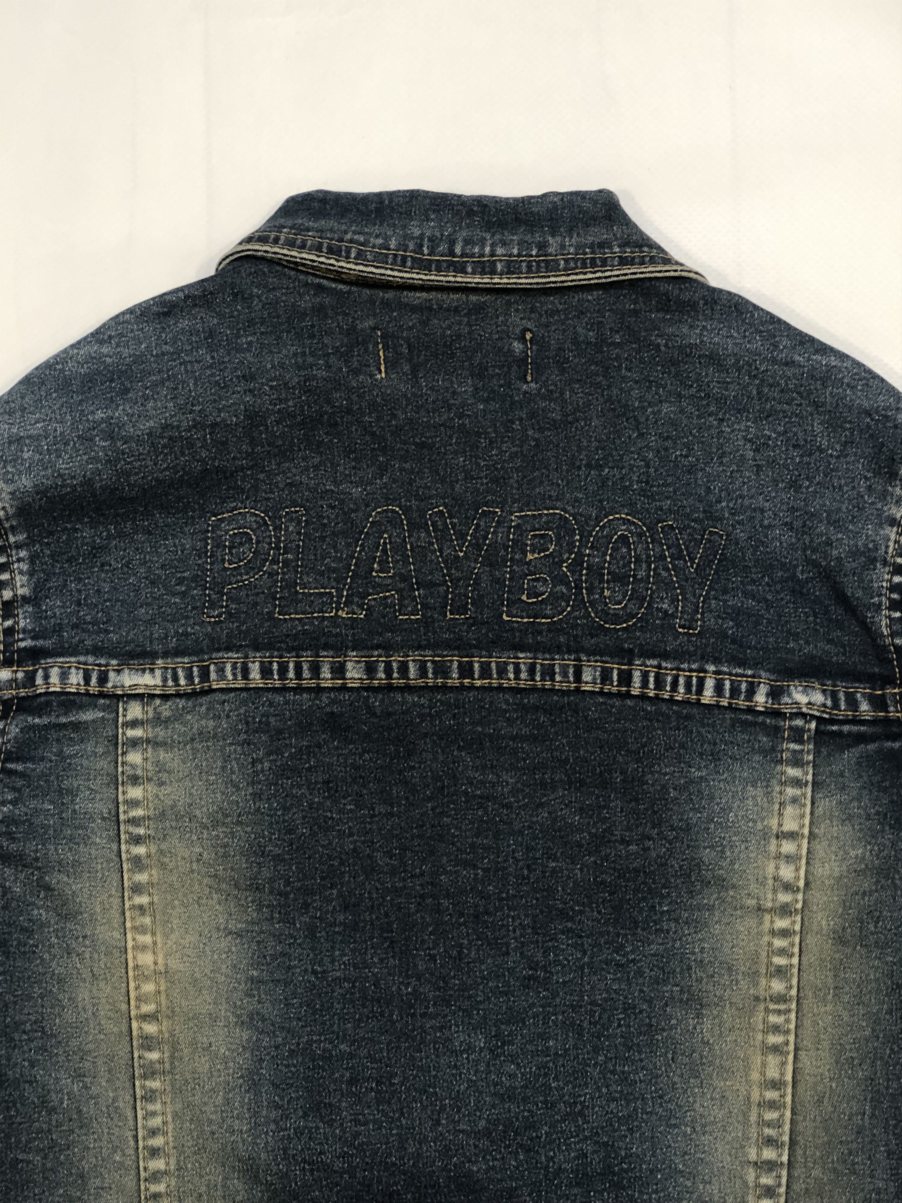 Playboy Vintage Playboy old school Denim jacket 90s Size M / US 6-8 / IT 42-44 - 7 Thumbnail
