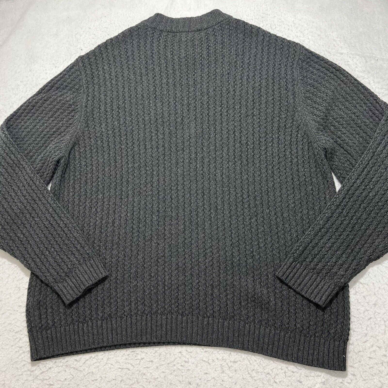 Eddie Bauer Eddie Bauer Henley Sweater Heavyweight Dark Gray Button Up Size US XL / EU 56 / 4 - 9 Thumbnail
