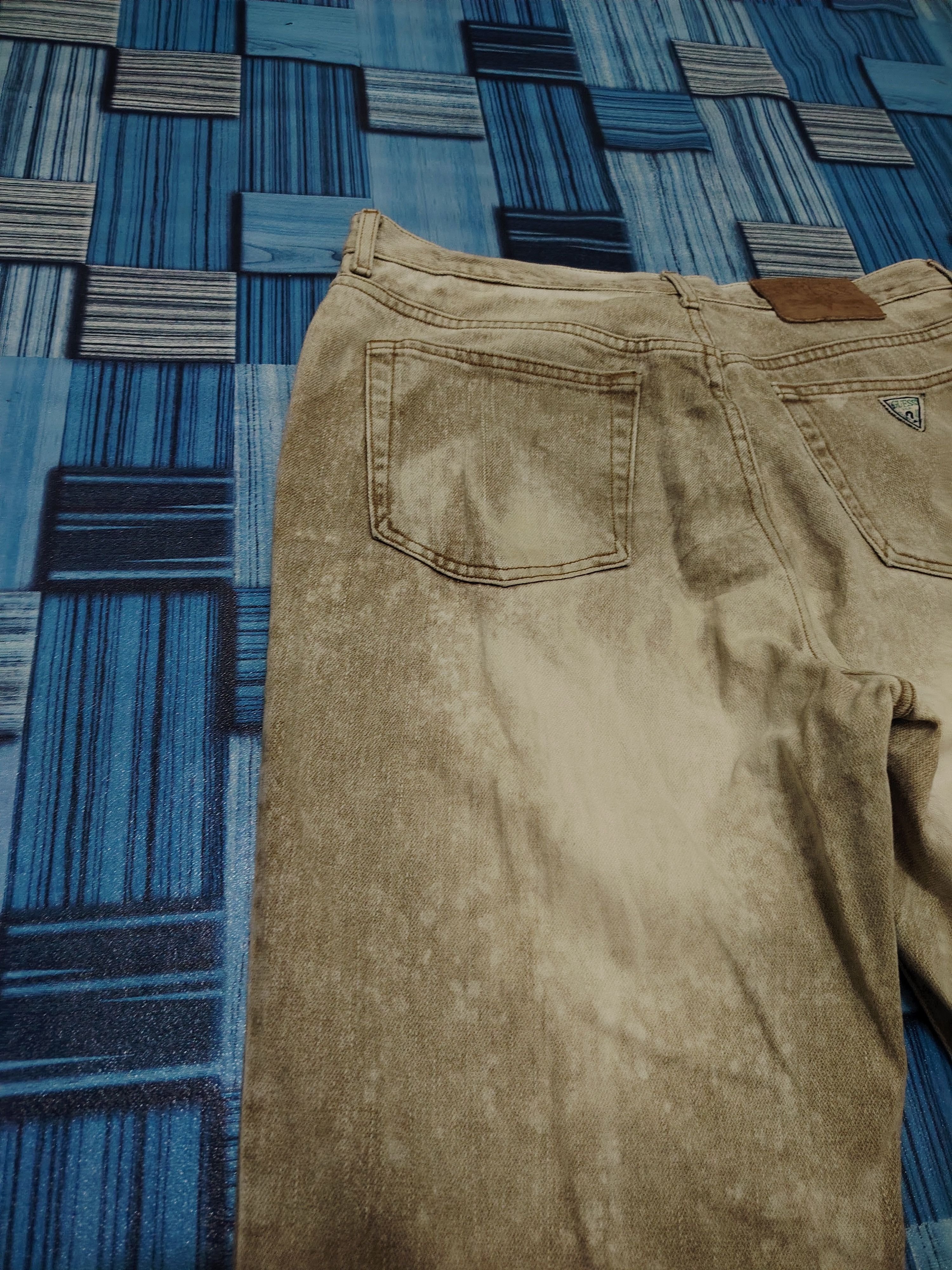 Guess Vtg 90's Guess u.s.a. Distressed Jeans Size US 33 - 22 Thumbnail