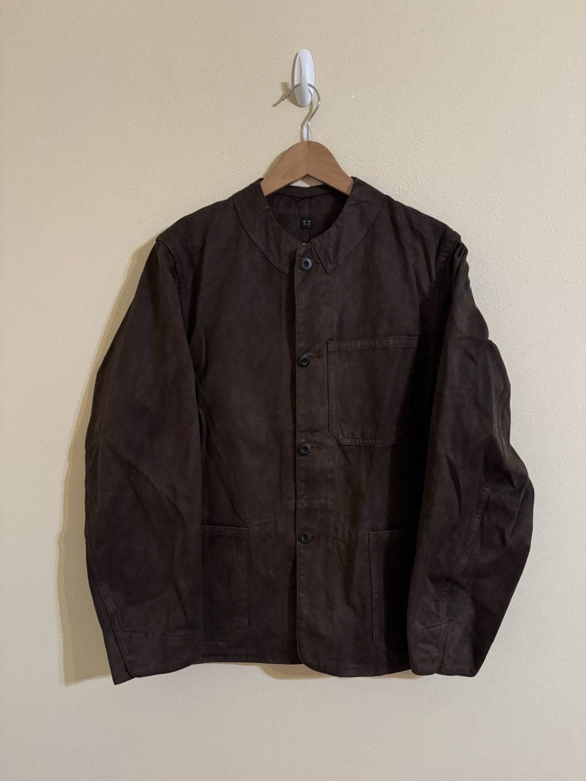Taiga Takahashi Taiga Takahashi Railroad Jacket Mud Dyed Brown Size 38 Size US M / EU 48-50 / 2 - 1 Thumbnail