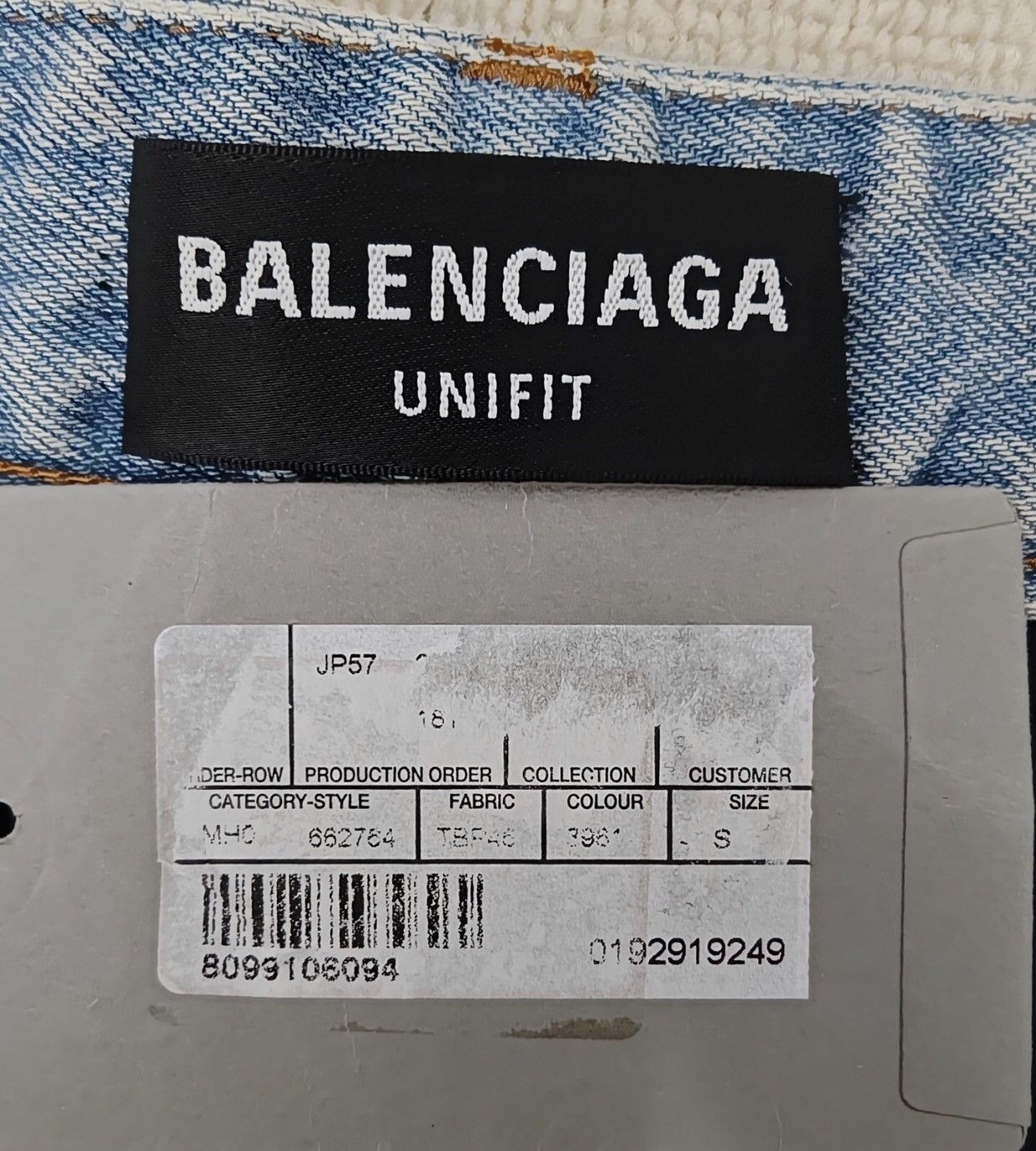 Balenciaga Balenciaga Tomorrow's World Show Double Denim Splicing Pants Size US 30 / EU 46 - 5 Thumbnail