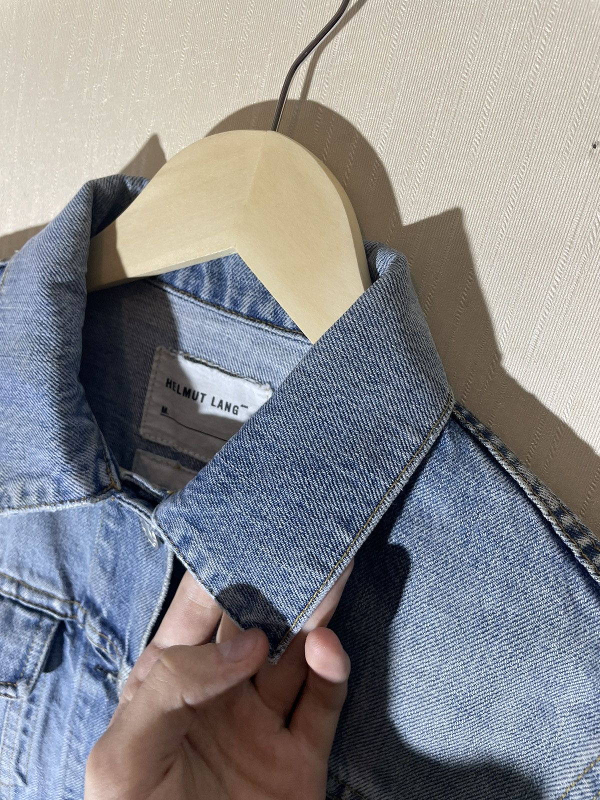 Helmut Lang × Japanese Brand Helmut Lang Japanese vintage archive denim jacket Size S / US 4 / IT 40 - 12 Thumbnail