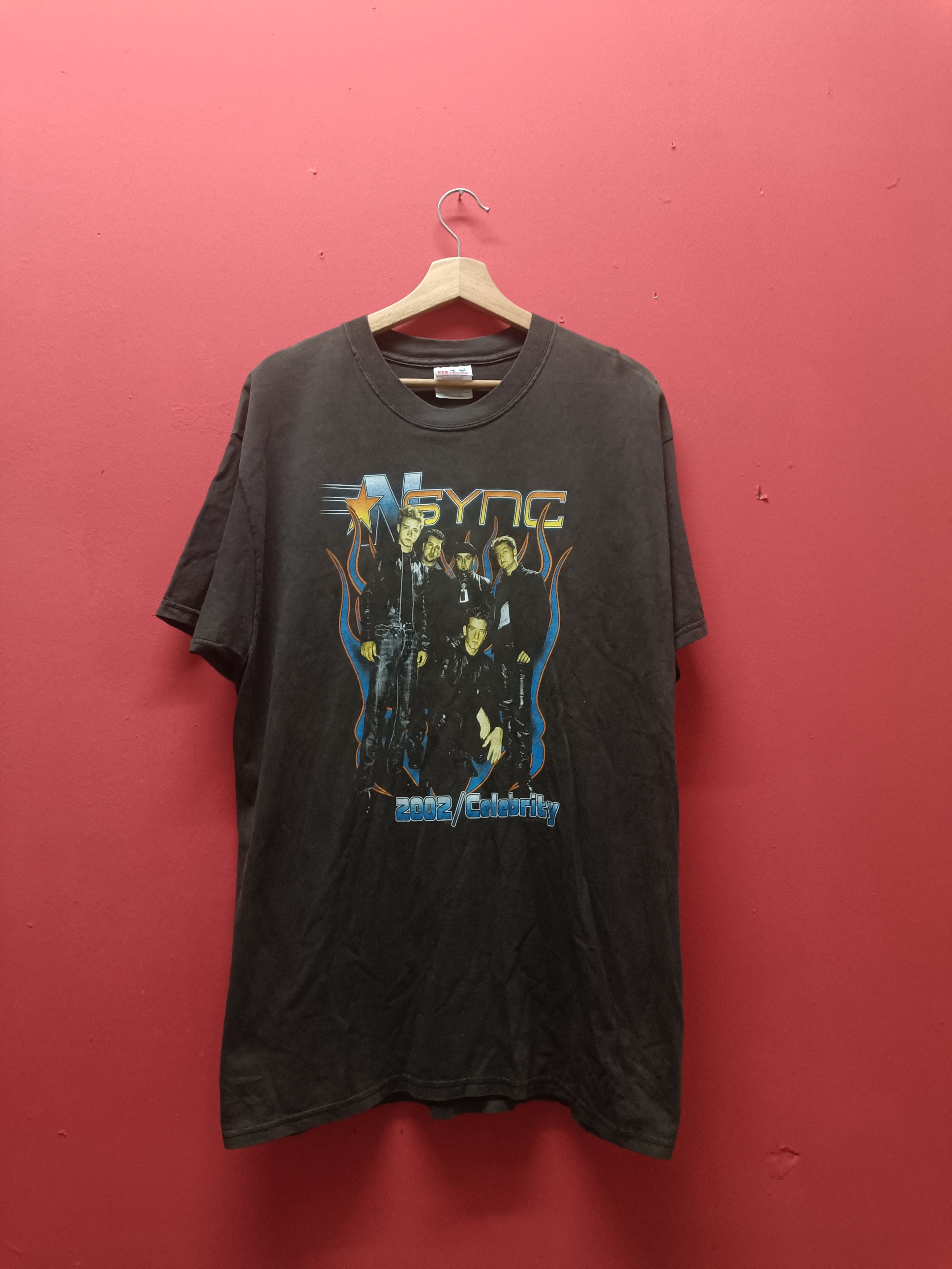 Band Tees × Vintage Vintage NSYNC 2002/ SELEBRITY Size US L / EU 52-54 / 3 - 1 Thumbnail