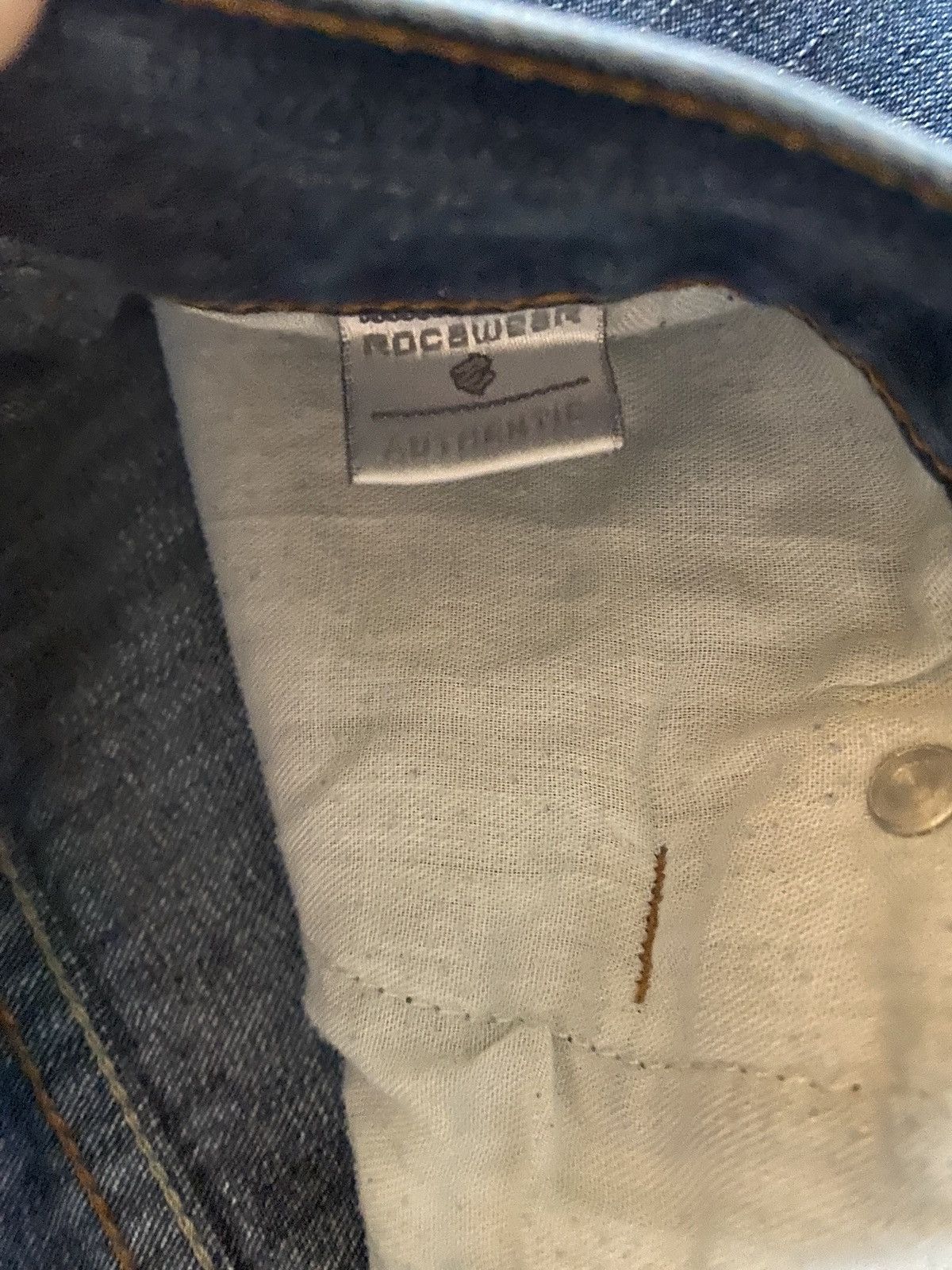 Rocawear Vintage Y2K’s Rocawear Wide Leg Baggy Denim Jeans 35x32 Size US 35 - 23 Thumbnail