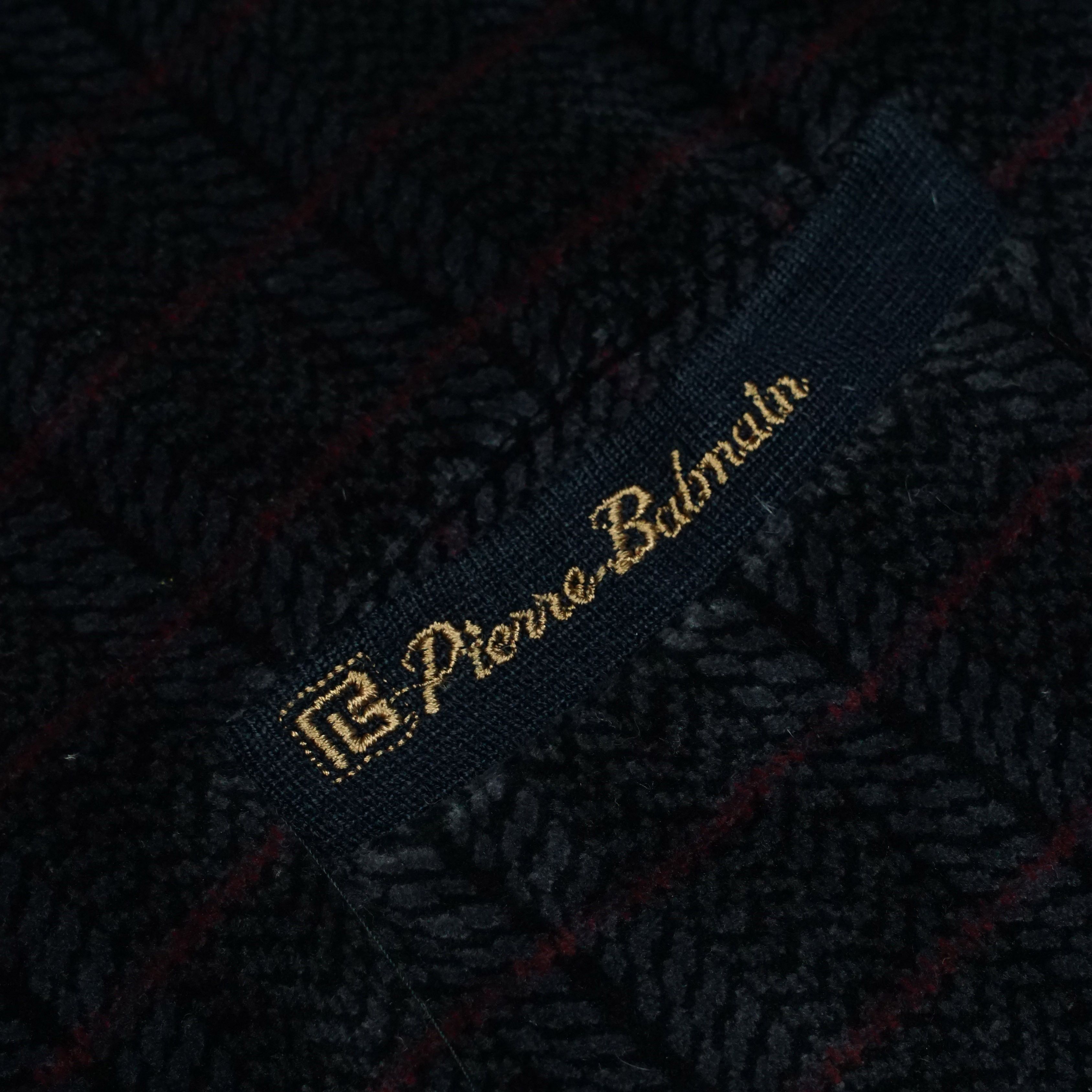 Pierre Balmain *NoTariff 90s Pierre Balmain Velvet Knit Cardigan Size US M / EU 48-50 / 2 - 4 Thumbnail