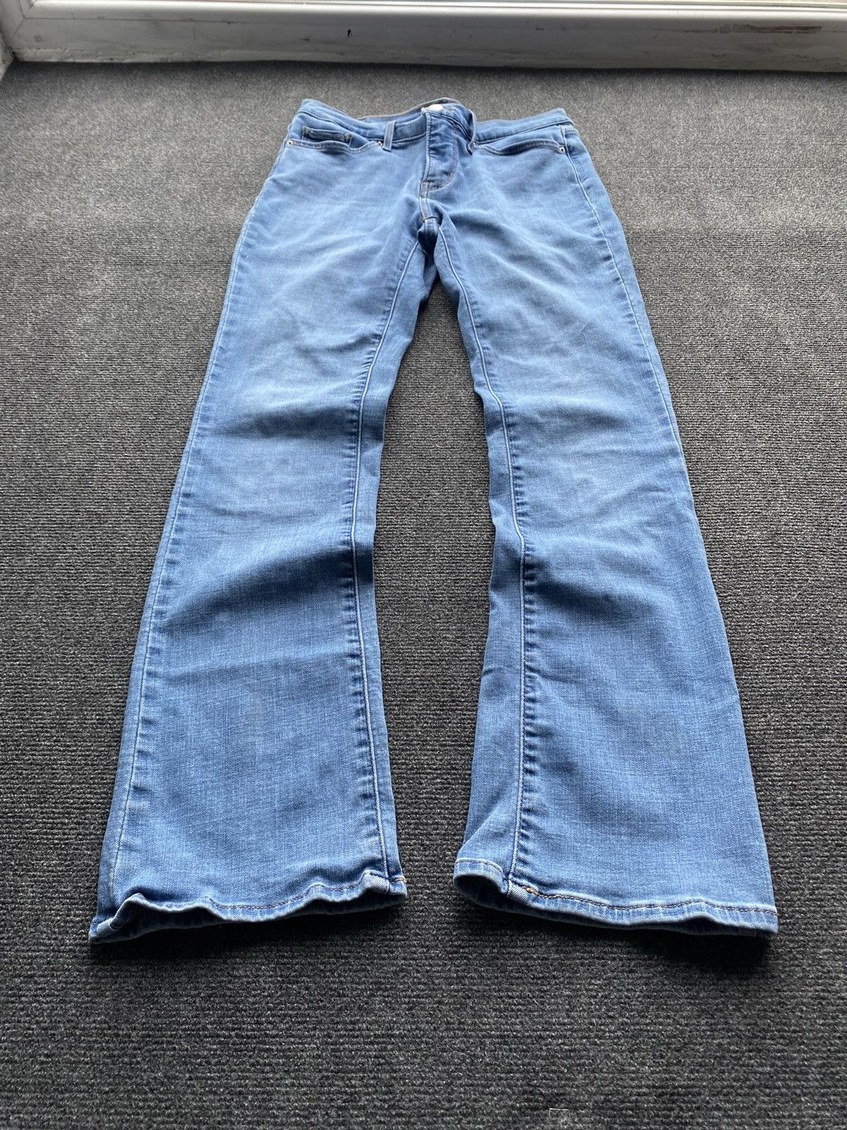 Levi's 🔥Levis 315 Shaping Bootcut 29 Jeans women sexy alt goth Size 29" - 20 Thumbnail