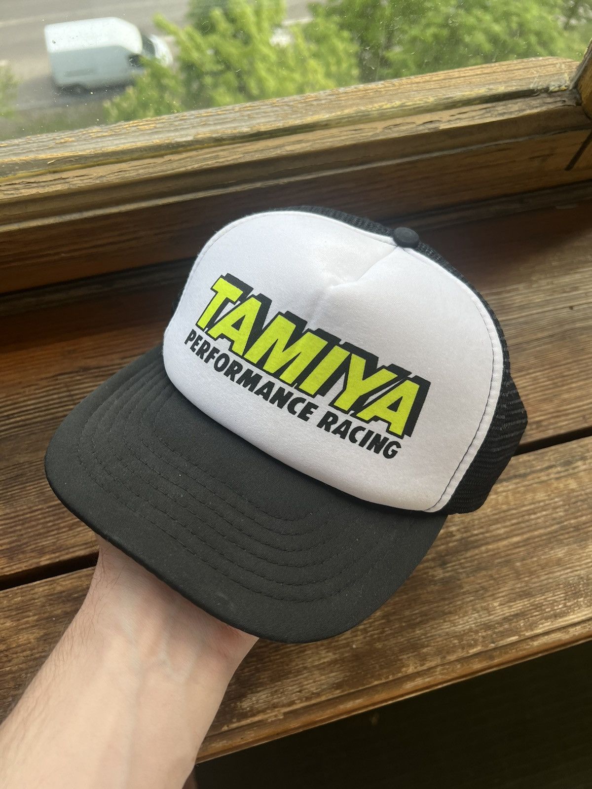 Japanese Brand Vintage Racing TAMIYA Trucker Hat Y2K Cap Size ONE SIZE - 3 Thumbnail