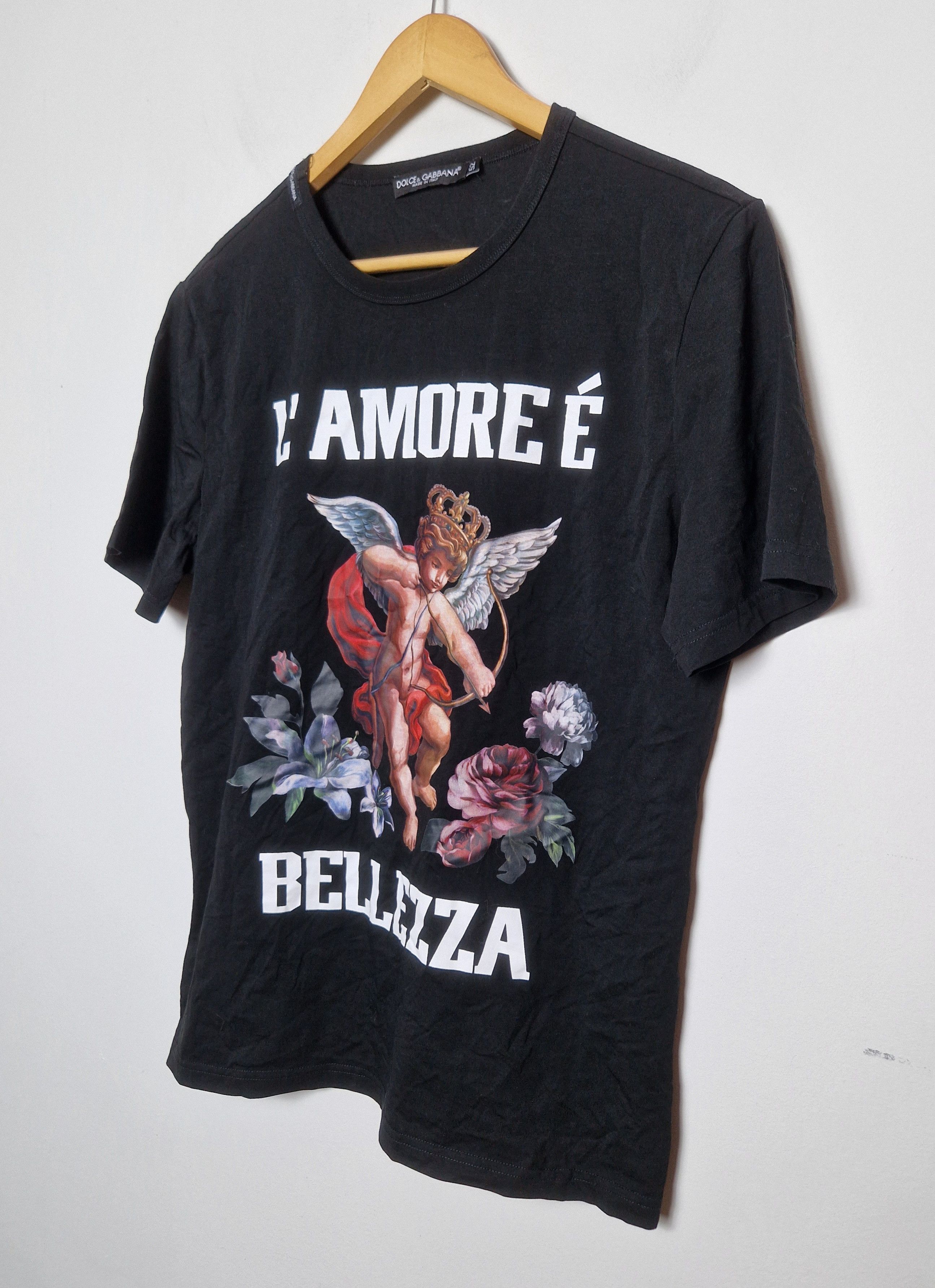 Dolce & Gabbana Dolce & Gabbana D&G L'Amore E Bellezza t-shirt Size US L / EU 52-54 / 3 - 3 Thumbnail