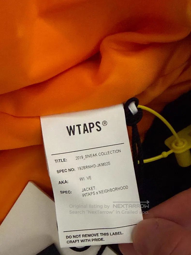 Wtaps Wtaps White-sleeved Leather Jacket, Lamb Leather, Nylon an Size US M / EU 48-50 / 2 - 3 Thumbnail
