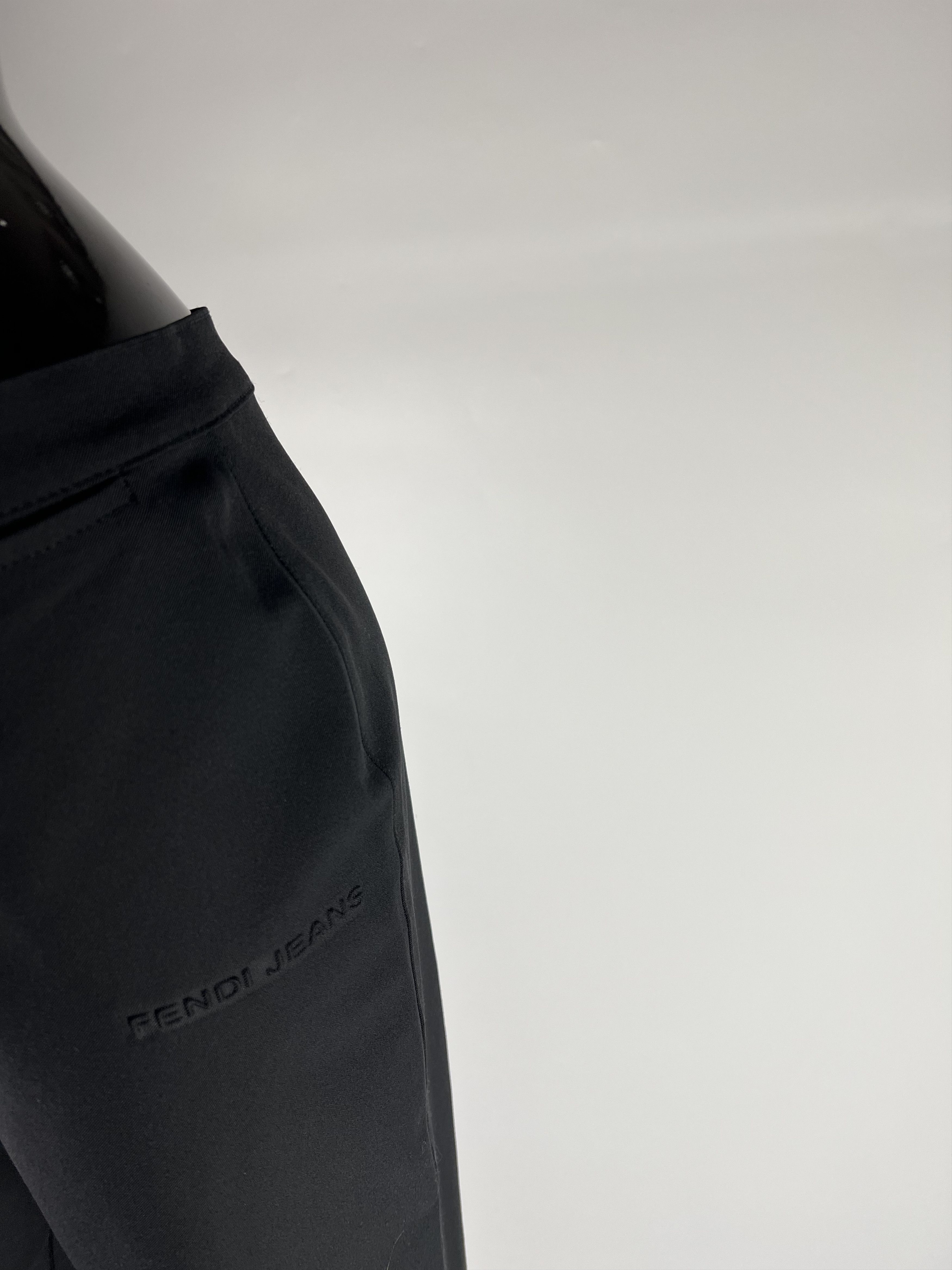 Fendi 90s Rare VTG Fendi Women's Black Pants Size 30" / US 8 / IT 44 - 6 Thumbnail