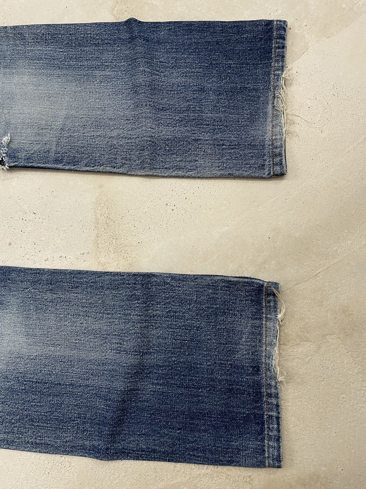 Paul Smith × Paul Smith Red Ear Paul Smith Red Ear Selvedge Distressed Denim Pants (A10) Size US 31 - 18 Thumbnail