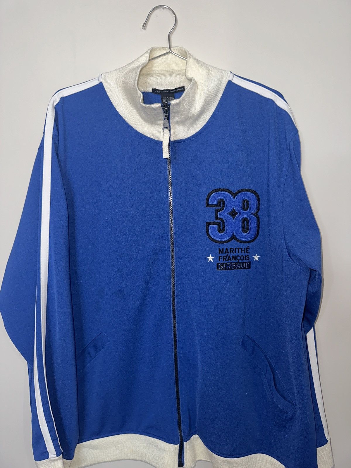 Marithe + Francois Girbaud × Vintage Marithe Franciose Girbaud Blue Sport Jacket Size US L / EU 52-54 / 3 - 1 Thumbnail