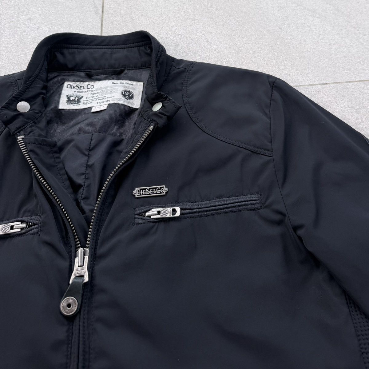 Diesel Diesel Teflon Fabric Protection Rider Zipper Bomber Jacket Size US L / EU 52-54 / 3 - 6 Thumbnail