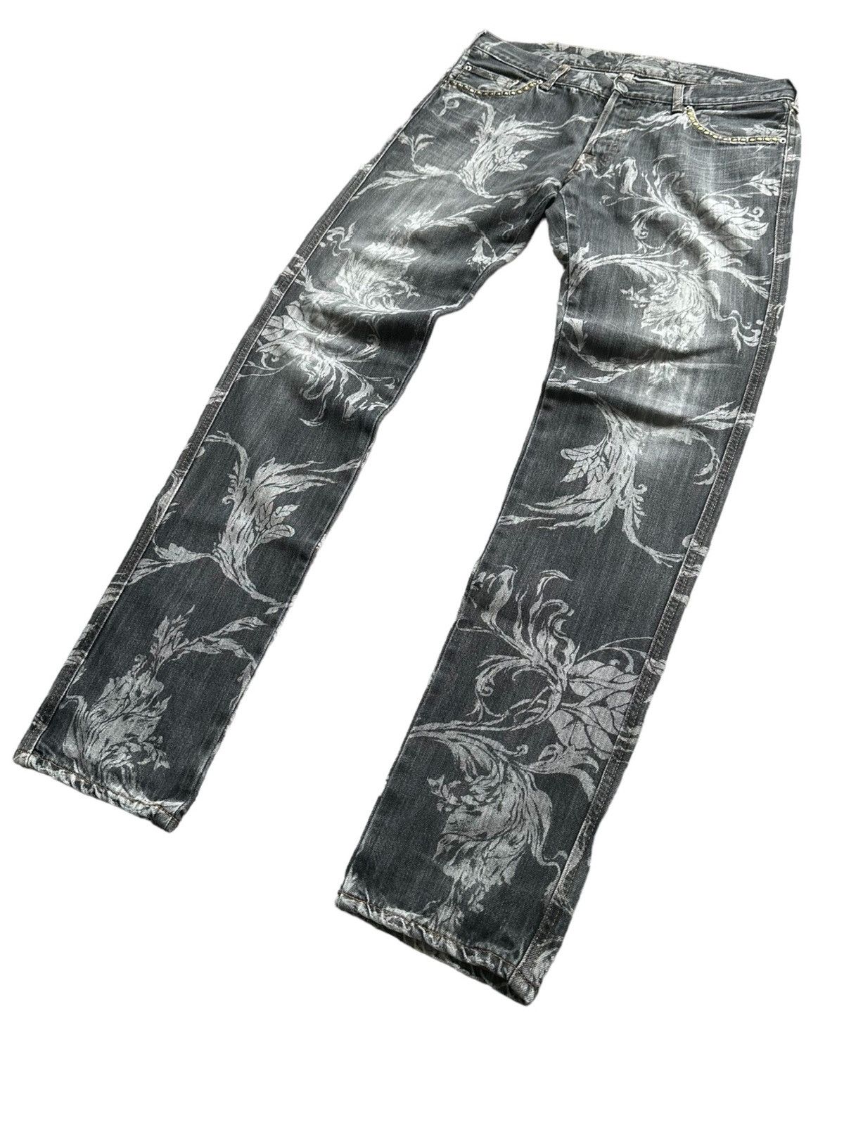 Boycott SS1996 - Boycott Japan trompe l'oeil laser printed jeans Size US 33 - 4 Thumbnail